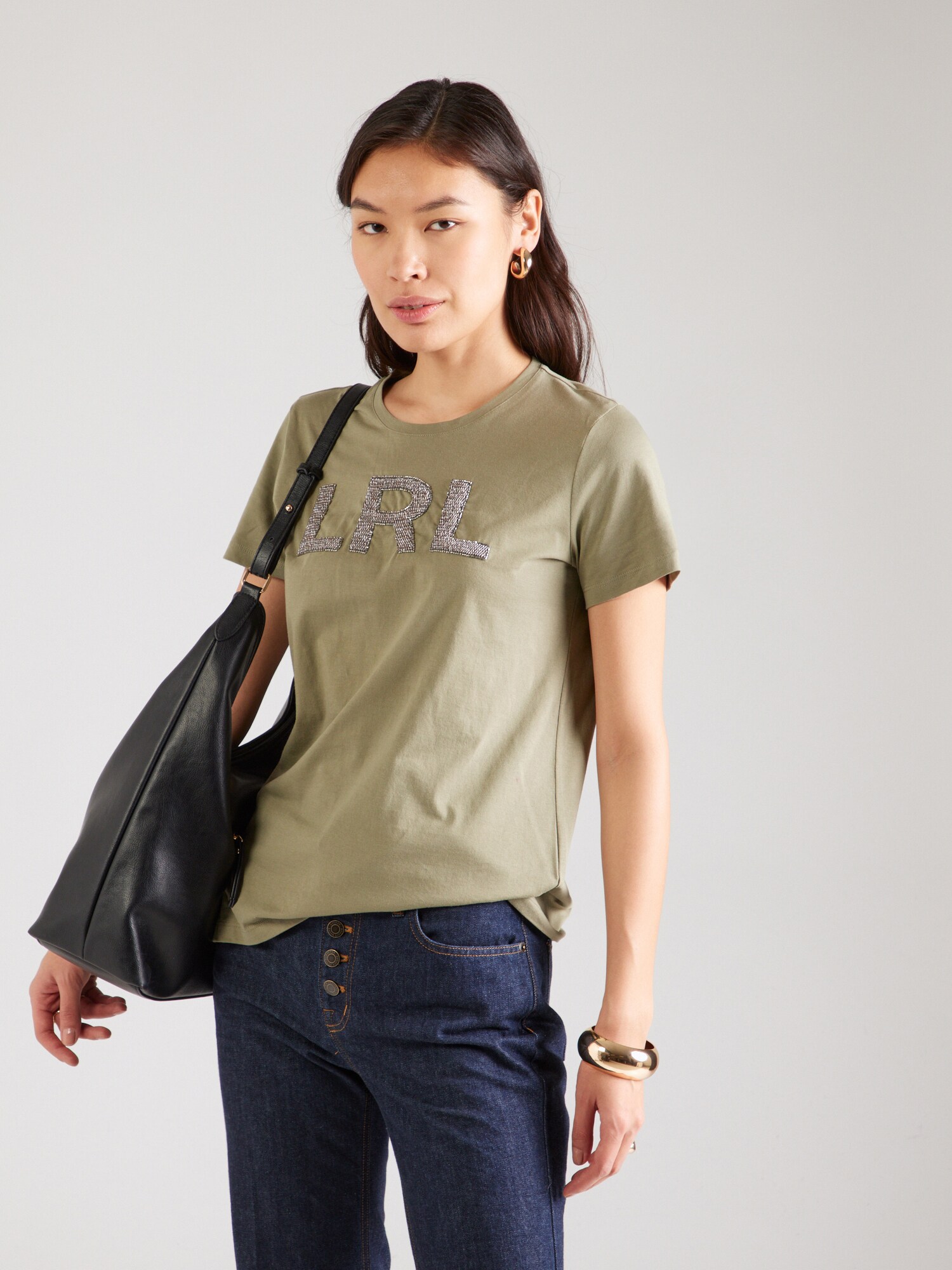 Lauren Ralph Lauren Póló  zöld / ezüst termék 2. képe