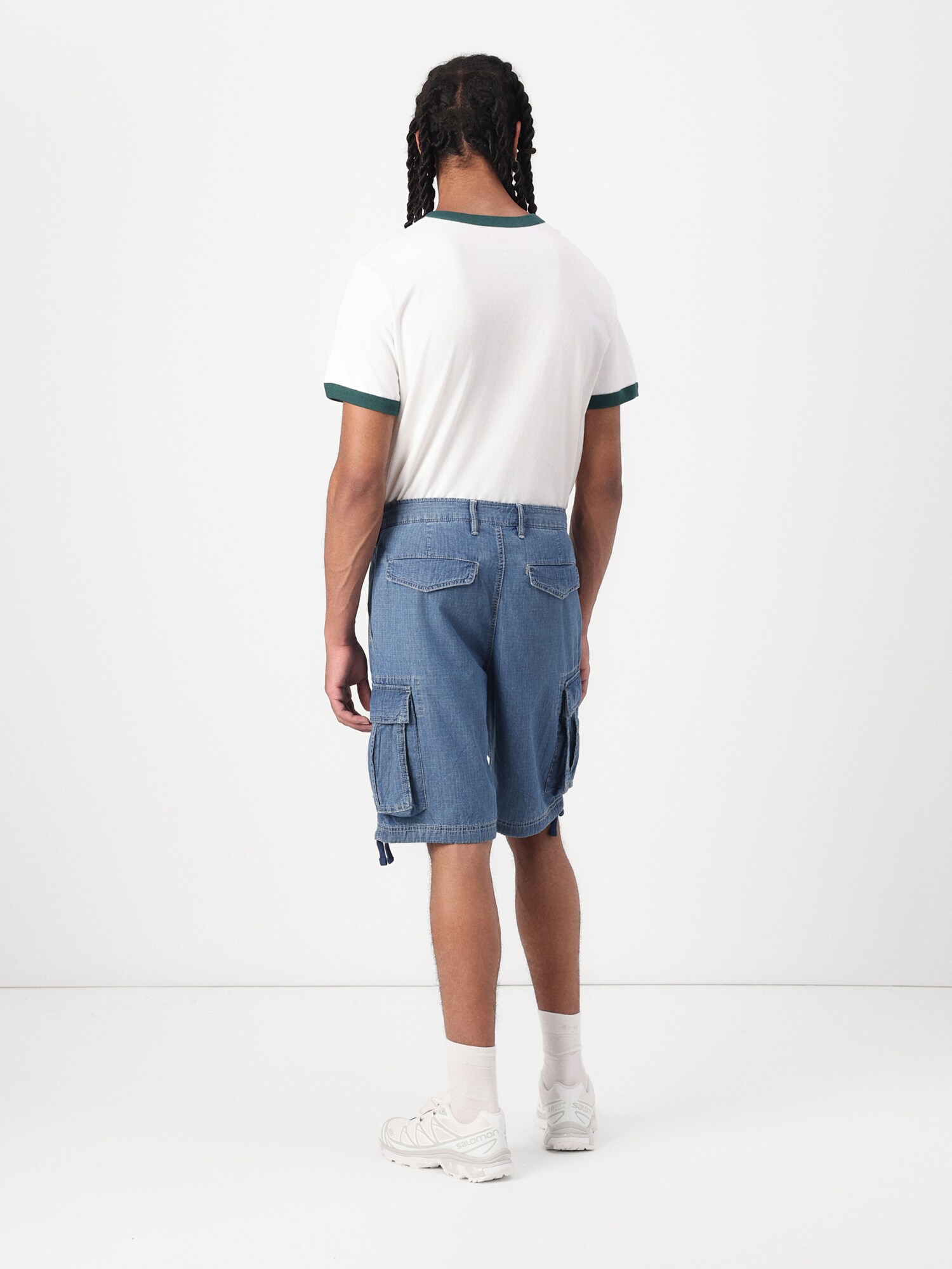 GAP Rifľové kapsáče  modrá denim (obrázok 3)