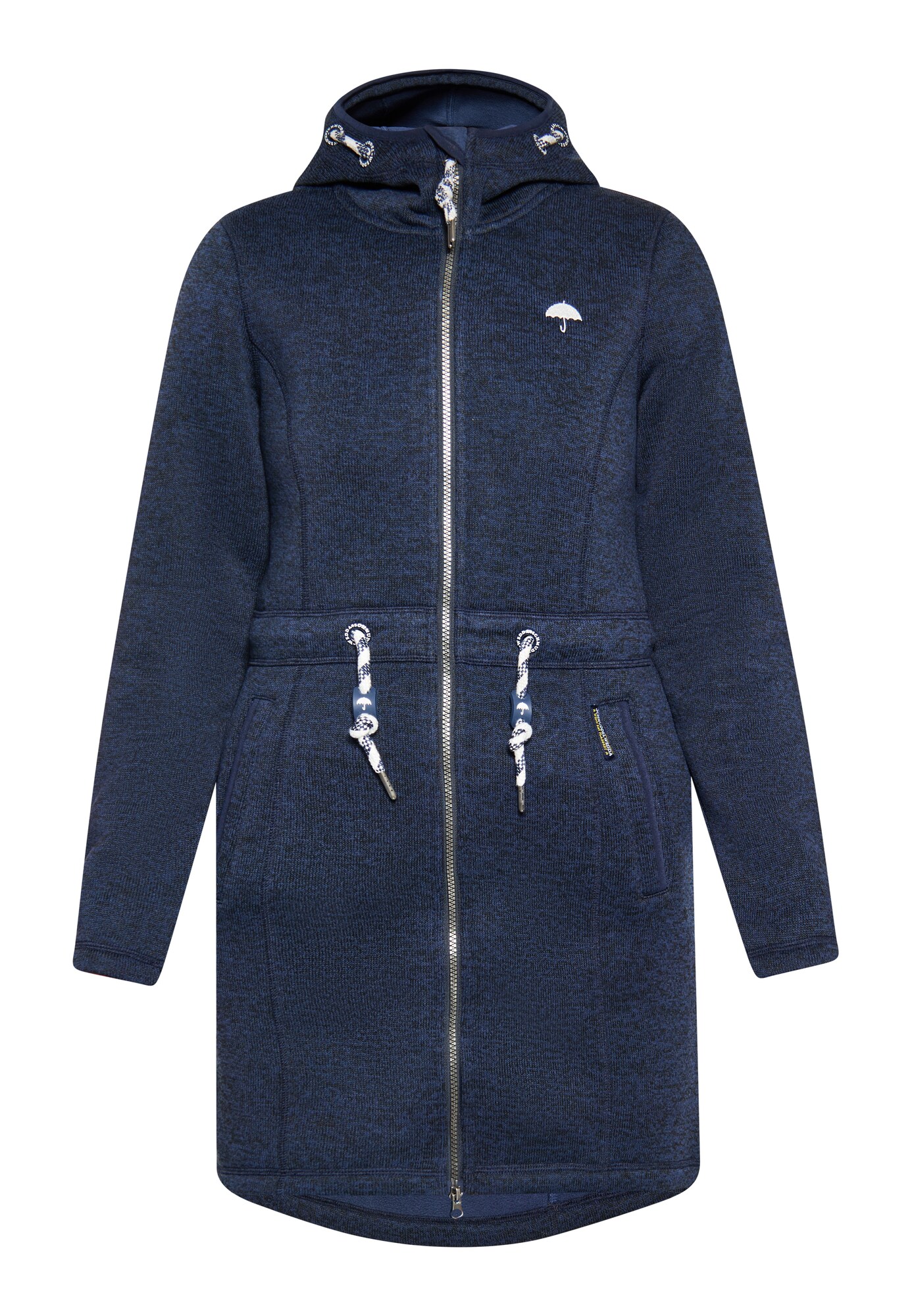 Schmuddelwedda Jachetă  fleece  albastru marin / alb