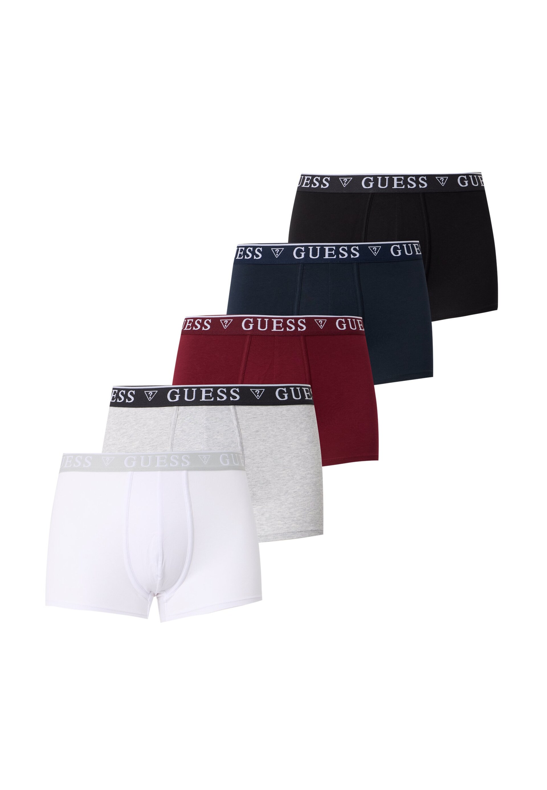 Guess Boxershorts marinblå / ljusgrå / bordeaux / svart herr