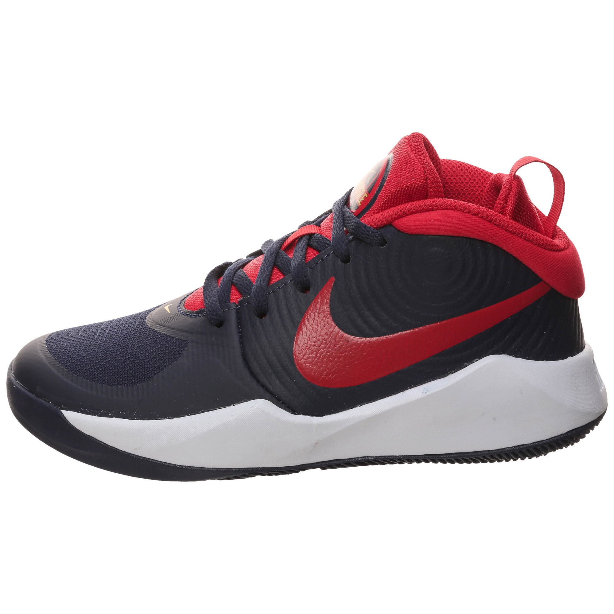 Nike Sportswear Sportbačiai 'Team Hustle D 9'  tamsiai mėlyna / raudona