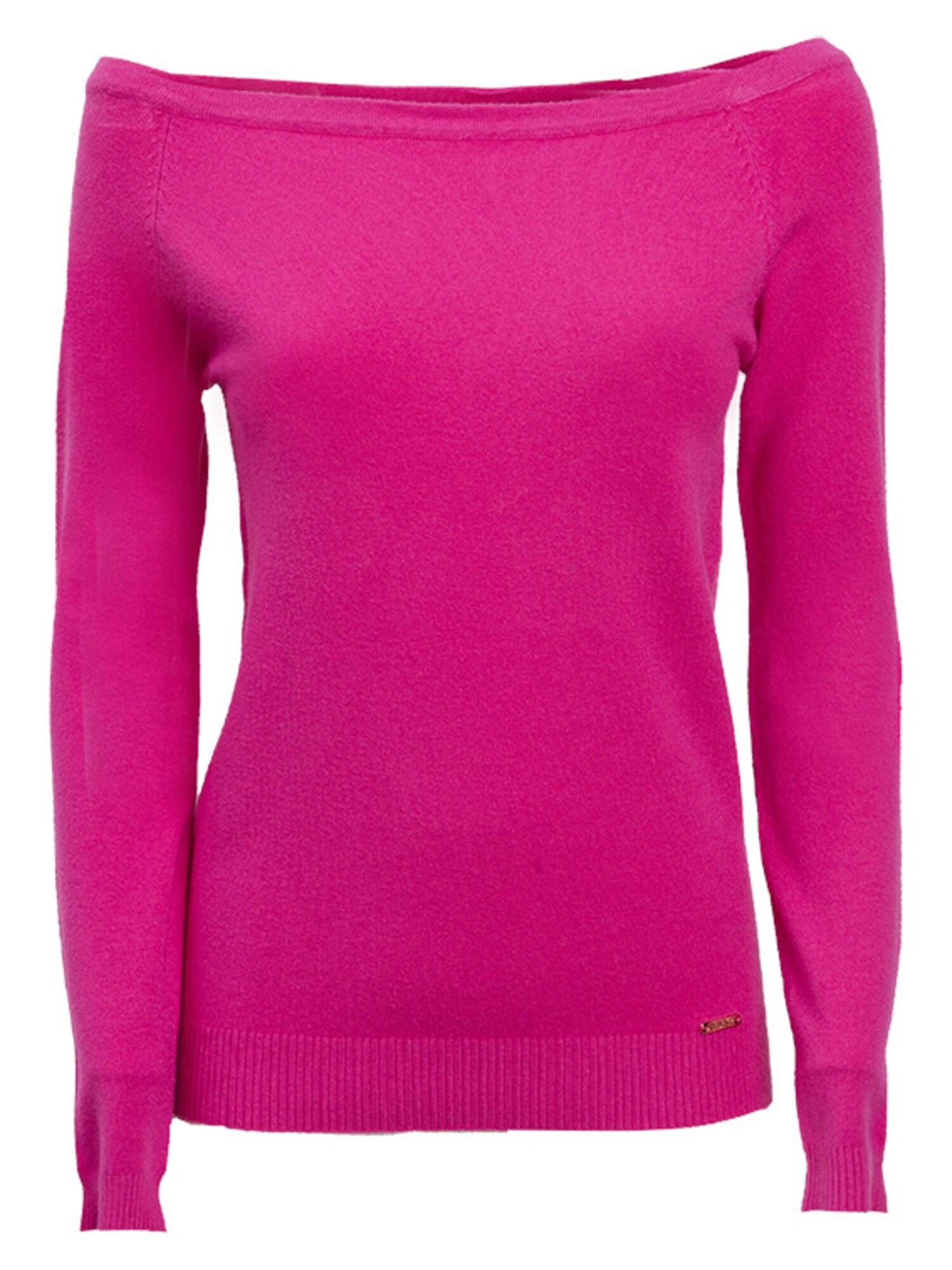 Influencer Tricou  bej / fucsia