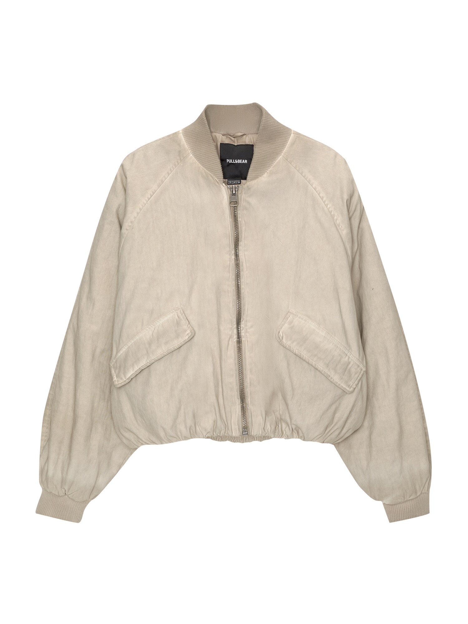 Pull&Bear Geacă de primăvară-toamnă  maro cămilă