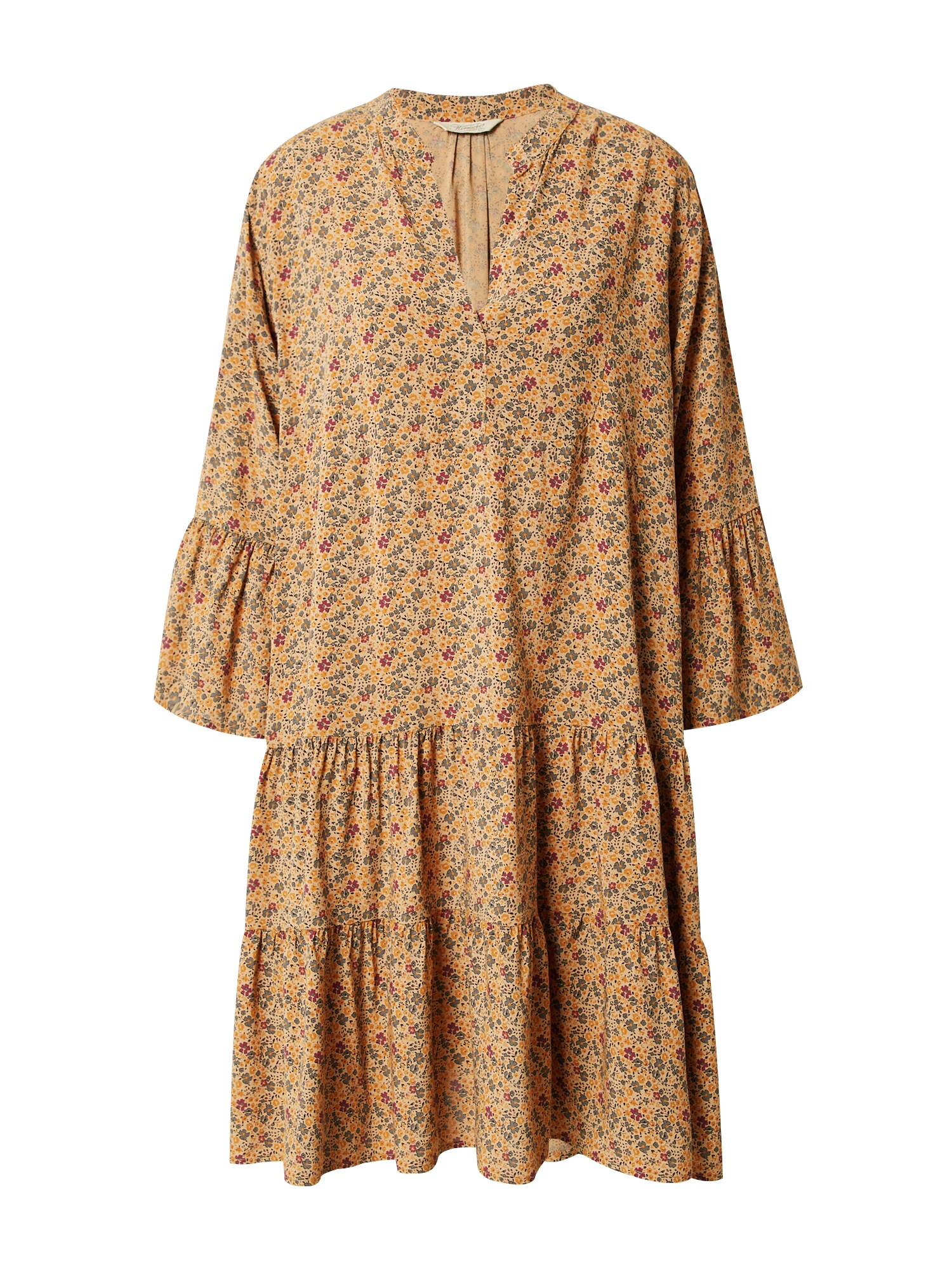 Herrlicher Rochie tip bluză  nisipiu / galben auriu / gri / mov zmeură