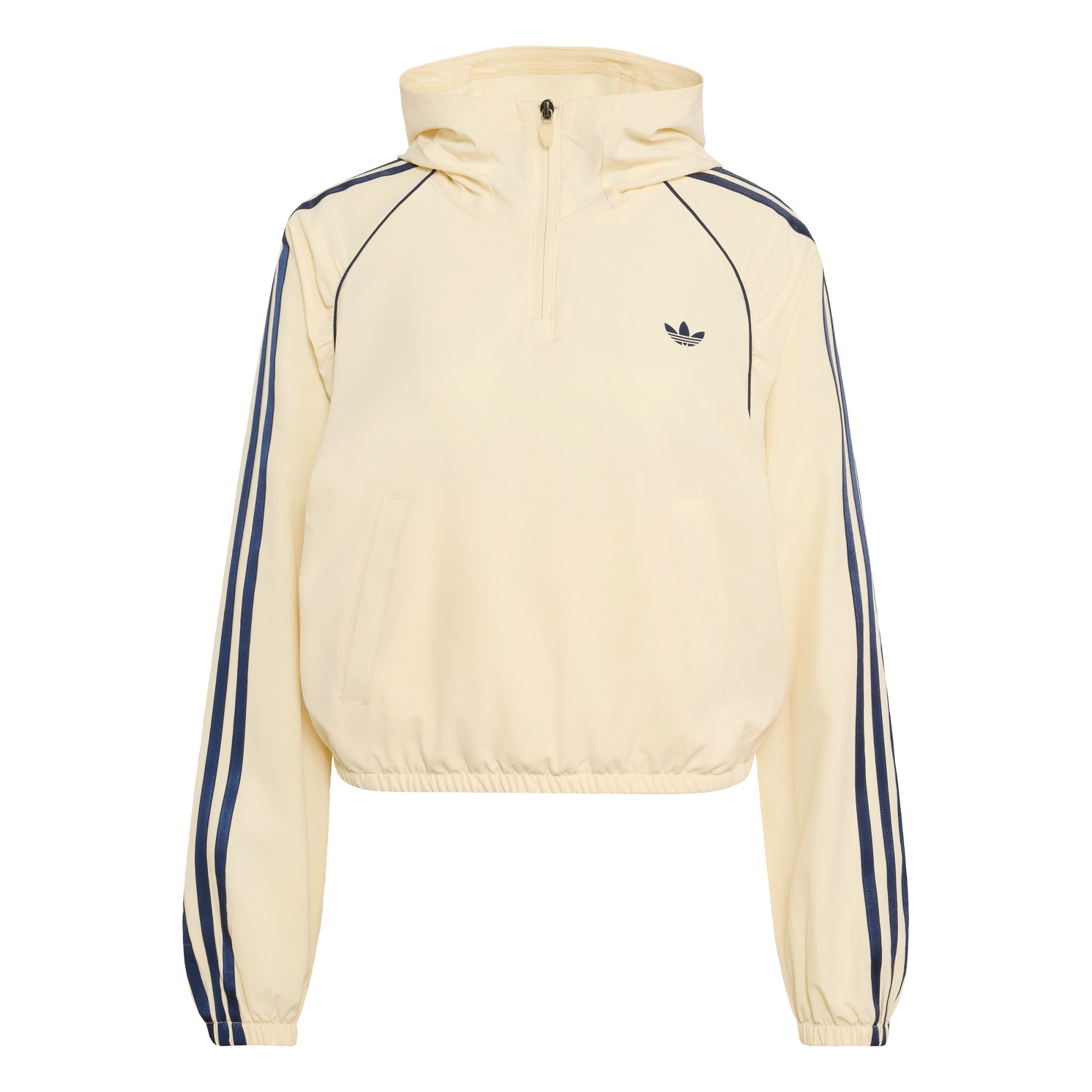 ADIDAS PERFORMANCE Jachetă de trening crem / albastru marin
