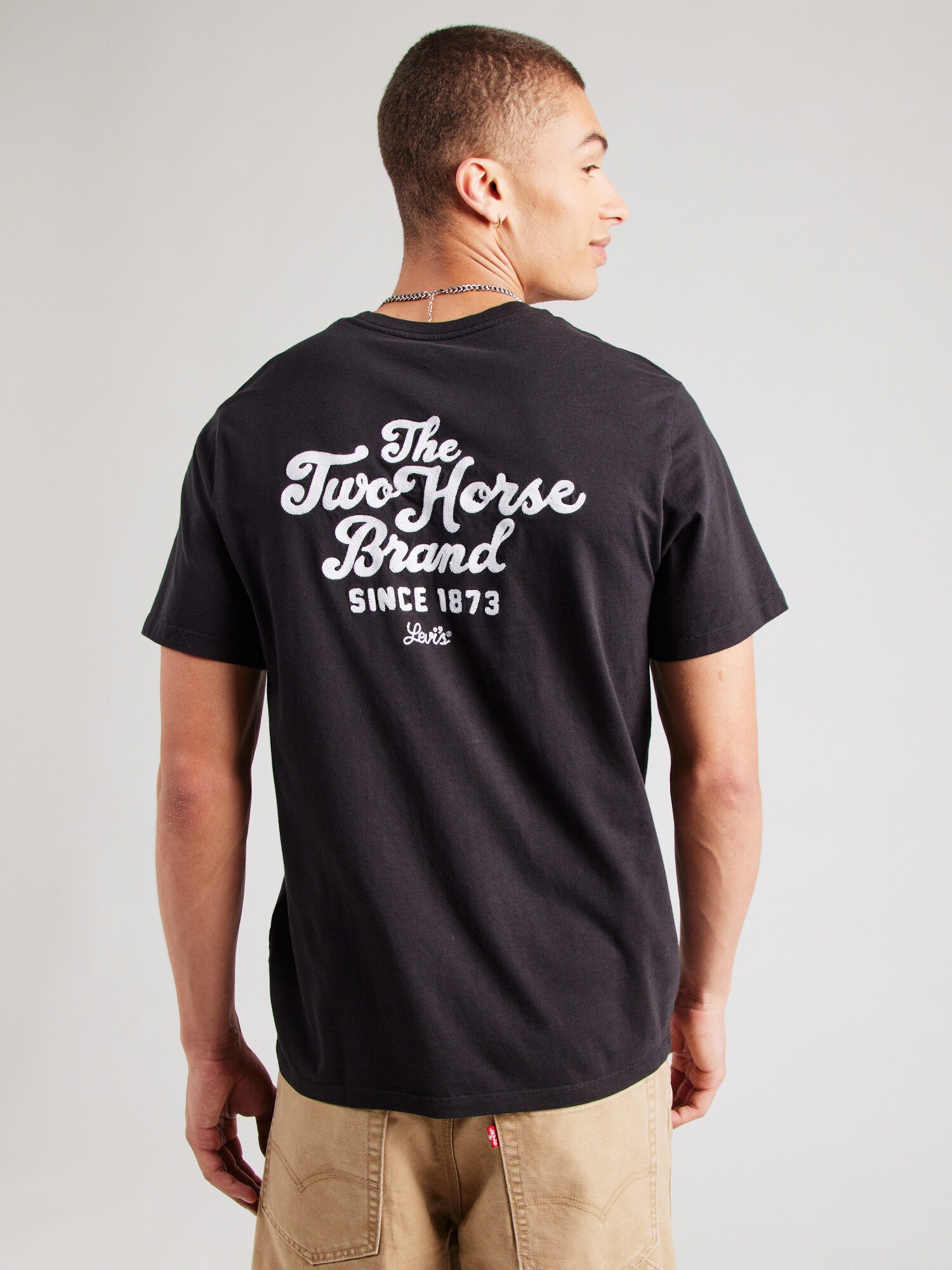 LEVI'S ® Tričko 'Classic Graphic Tee' čierna / biela (obrázok 4)