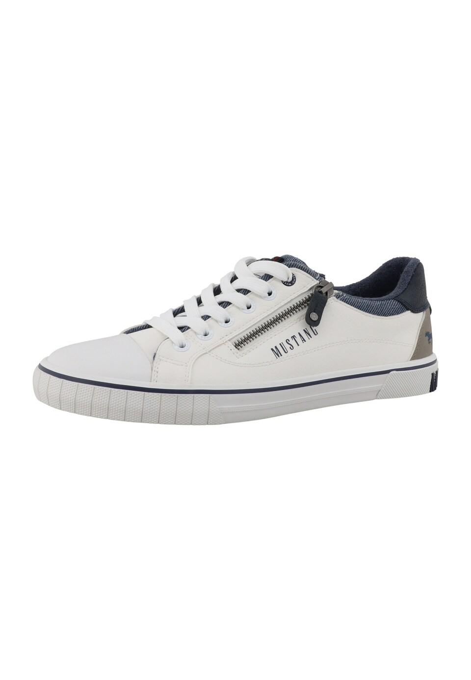 Låg sneaker marinblå / taupe