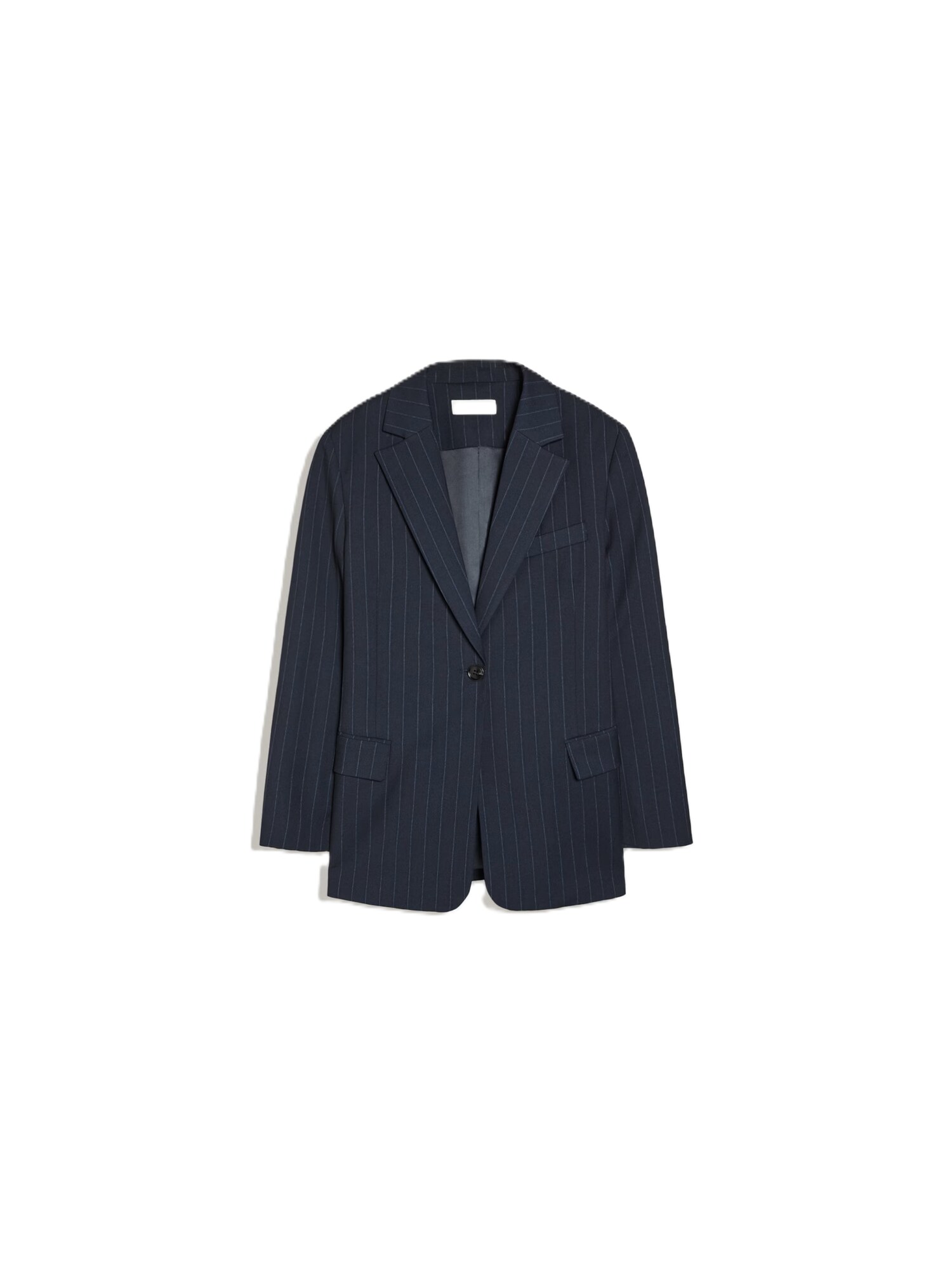 Bershka Sacou bleumarin / alb