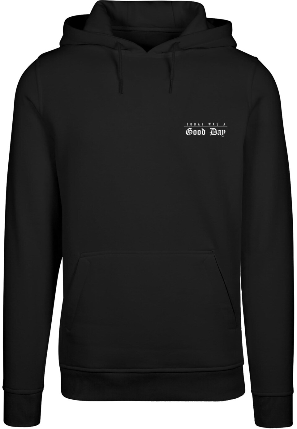 Sweatshirt 'Today Was A Good Day' grå / svart