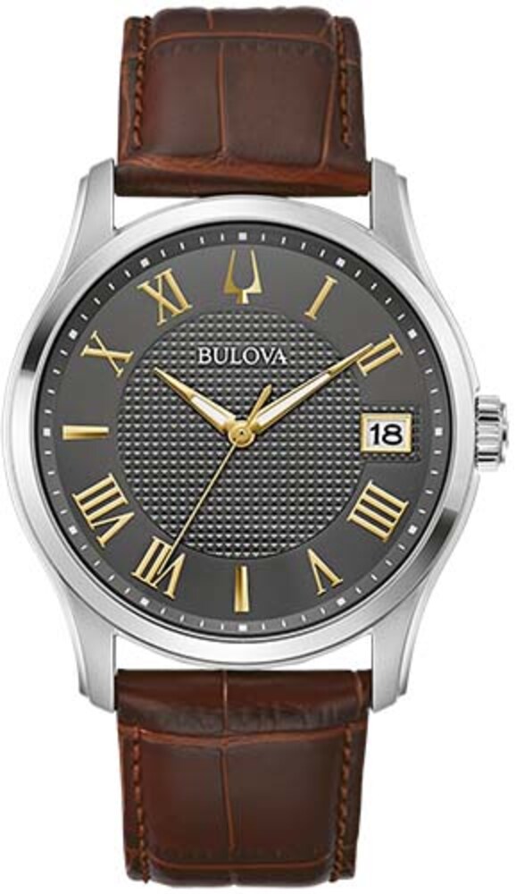 Bulova Uhr Herren Größe One Size braun / gold / grau / silber