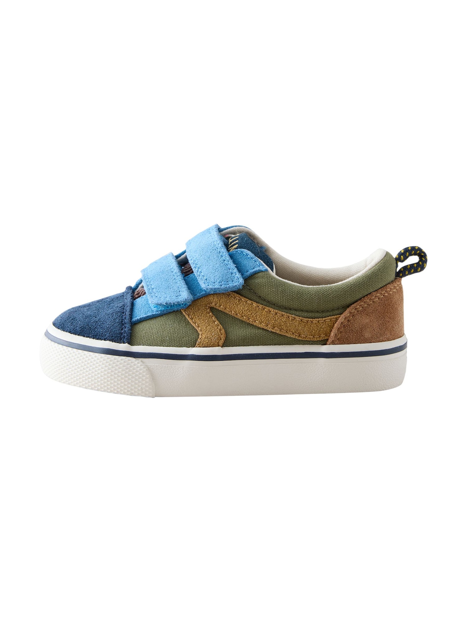 Next Sneaker albastru / bleumarin / maro pueblo / verde măr