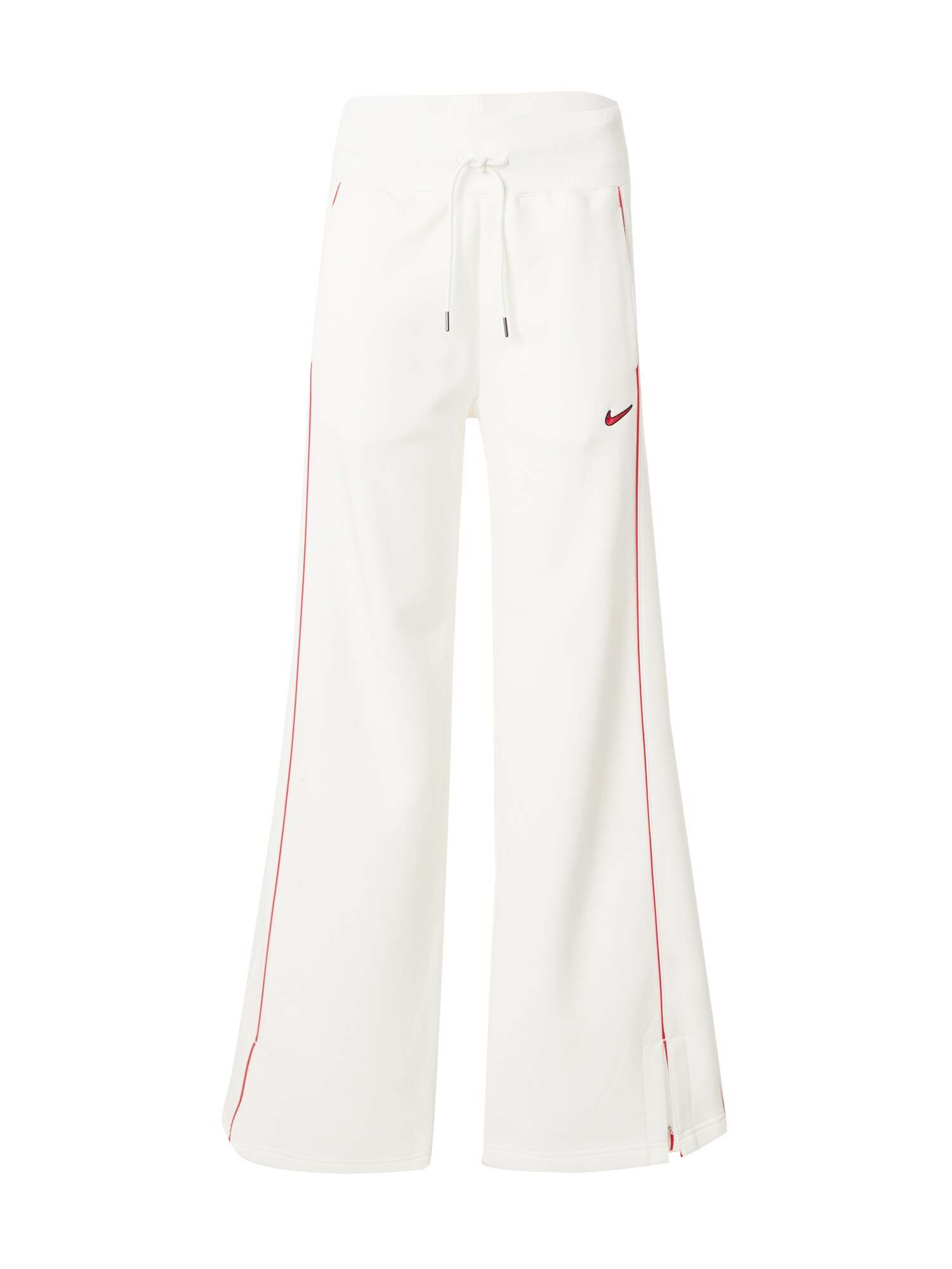 Nike Sportswear Pantaloni 'FLC PHX'  crem / roșu