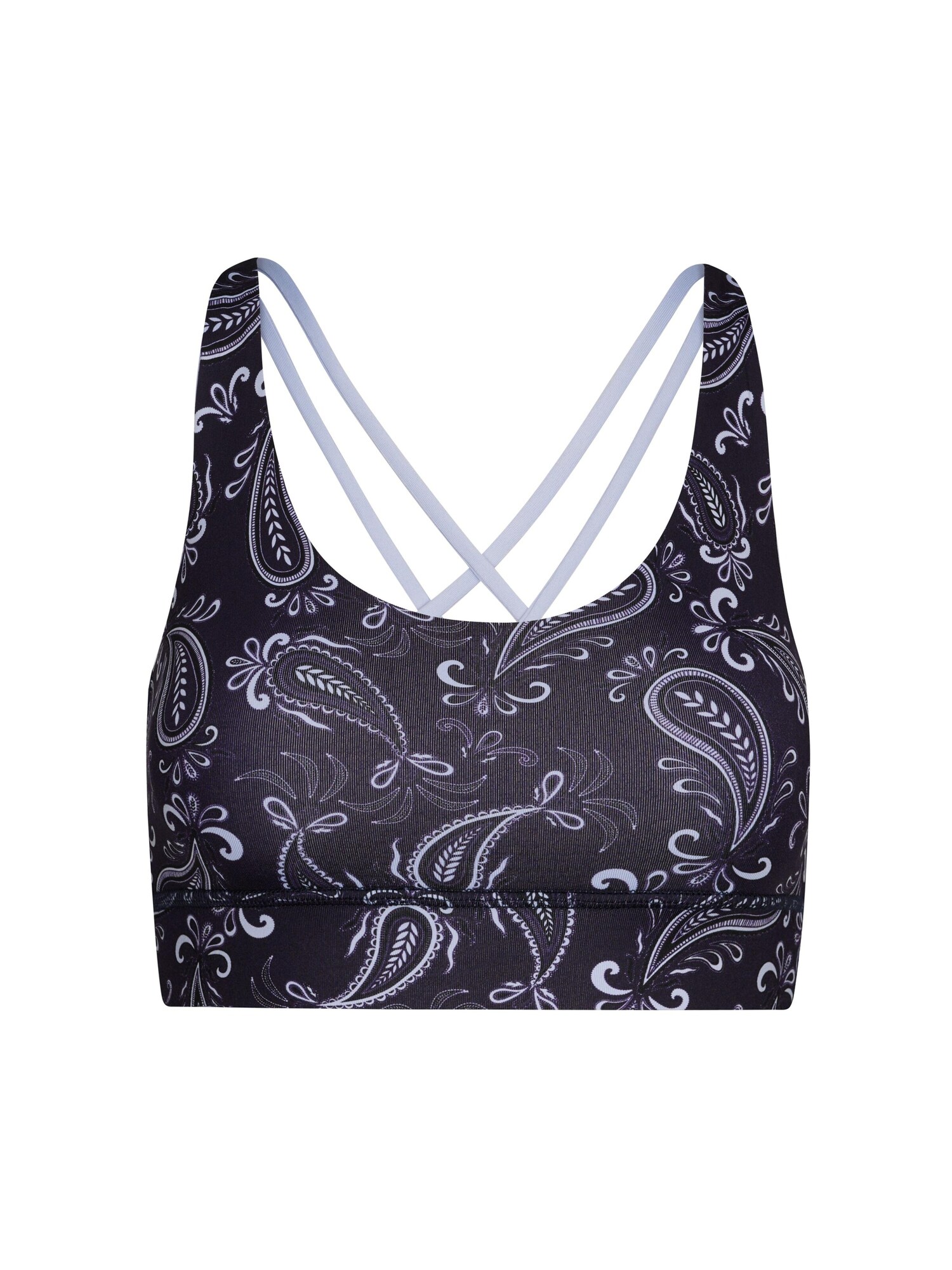 Hey Honey Sujetador deportivo 'Criss Cross'  azul moteado