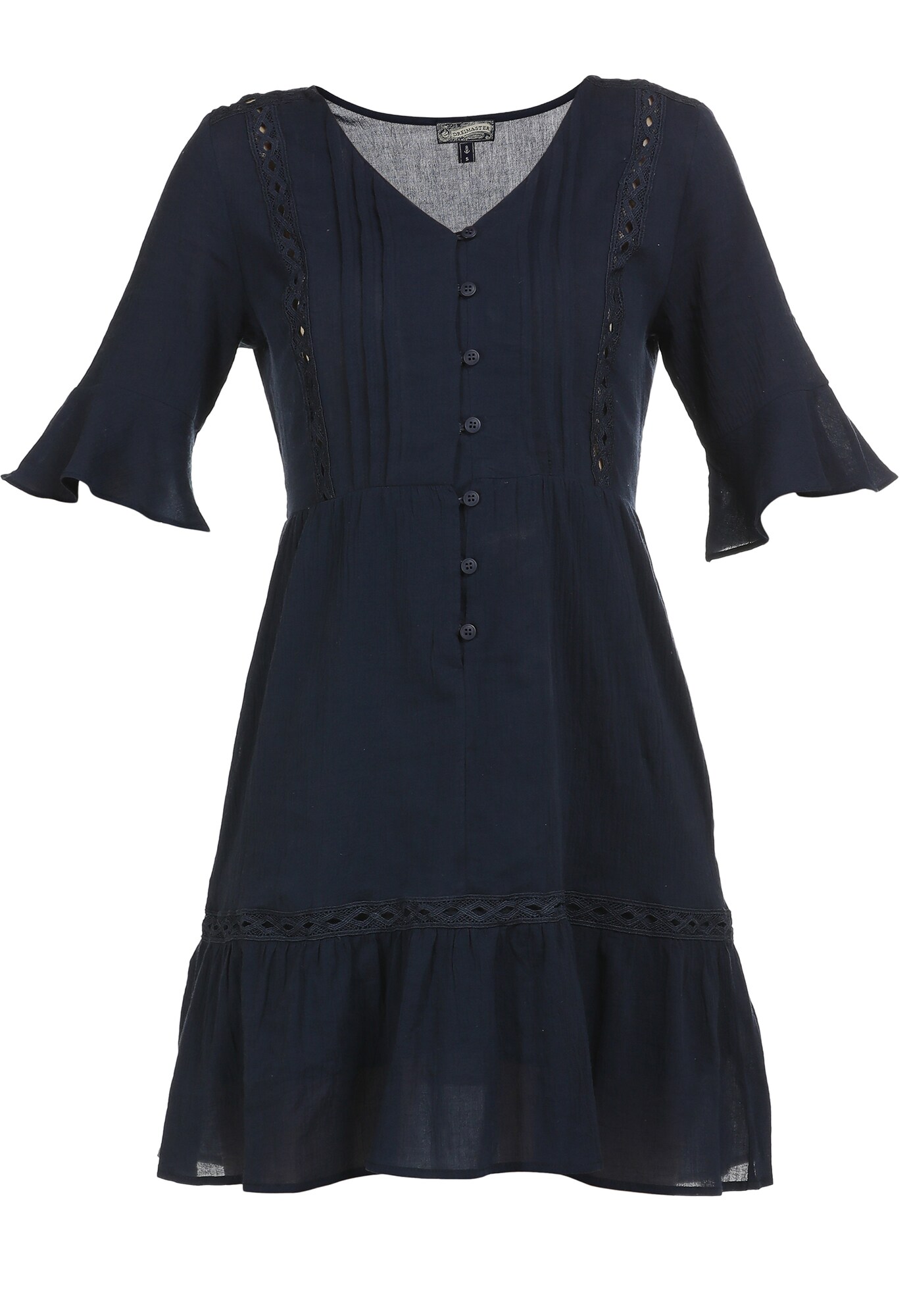 DreiMaster Vintage Vasarinė suknelė  tamsiai mėlyna jūros spalva