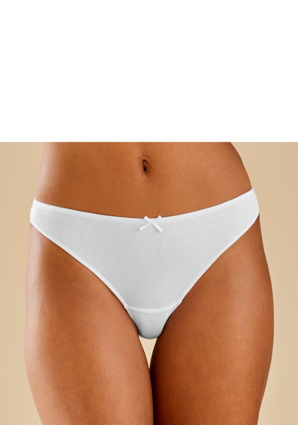 PETITE FLEUR, String bugyik, fekete & fehér, 5 kép a 6 közül