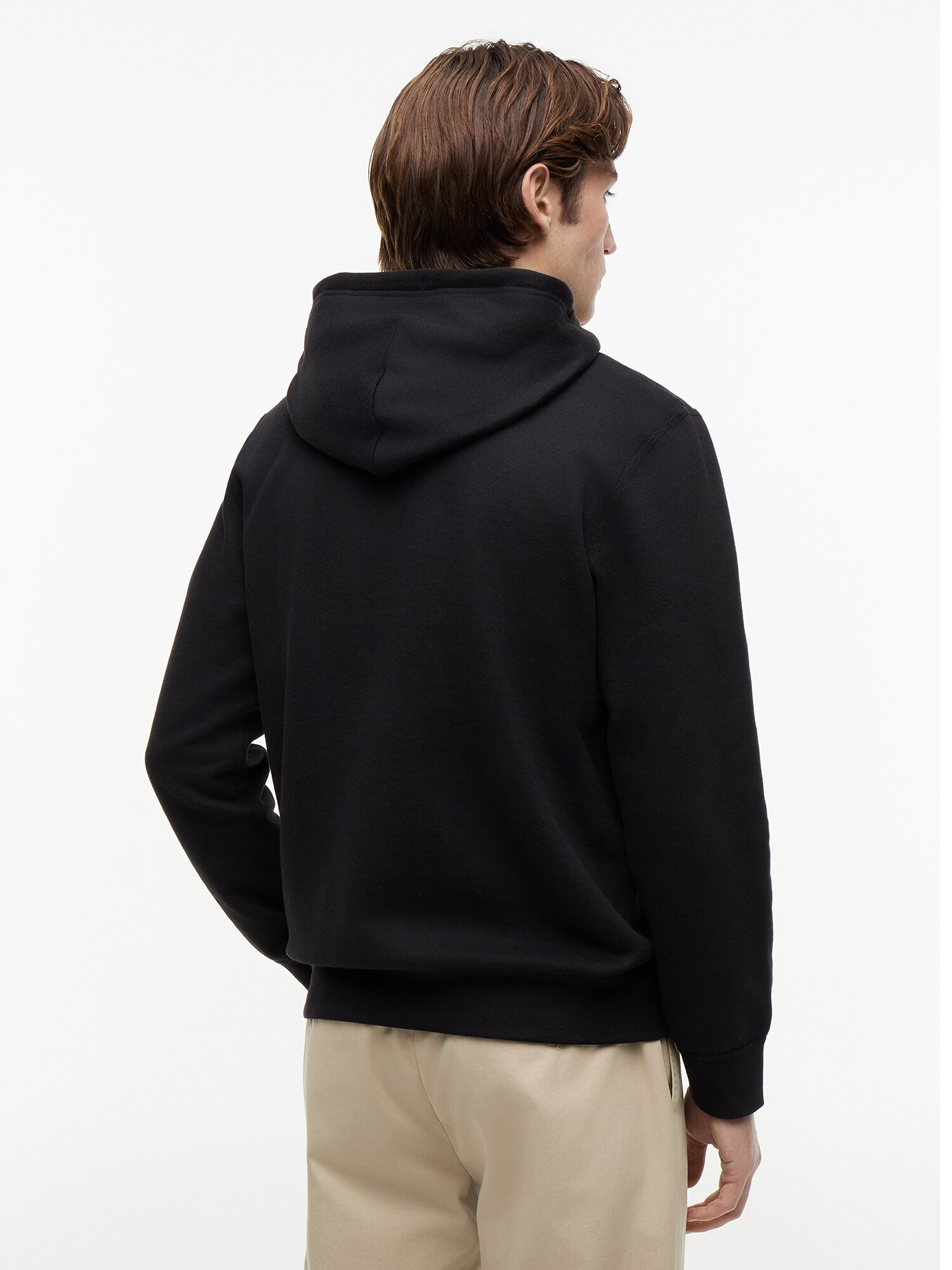 TOMMY HILFIGER Mikina 'Essential' čierna / biela (obrázok 4)