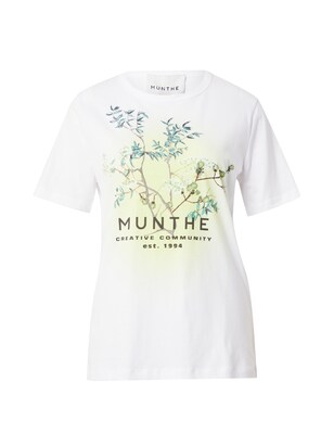 Munthe Shirt ‘OMEO’ Limoen / Smaragd / Zwart / Wit