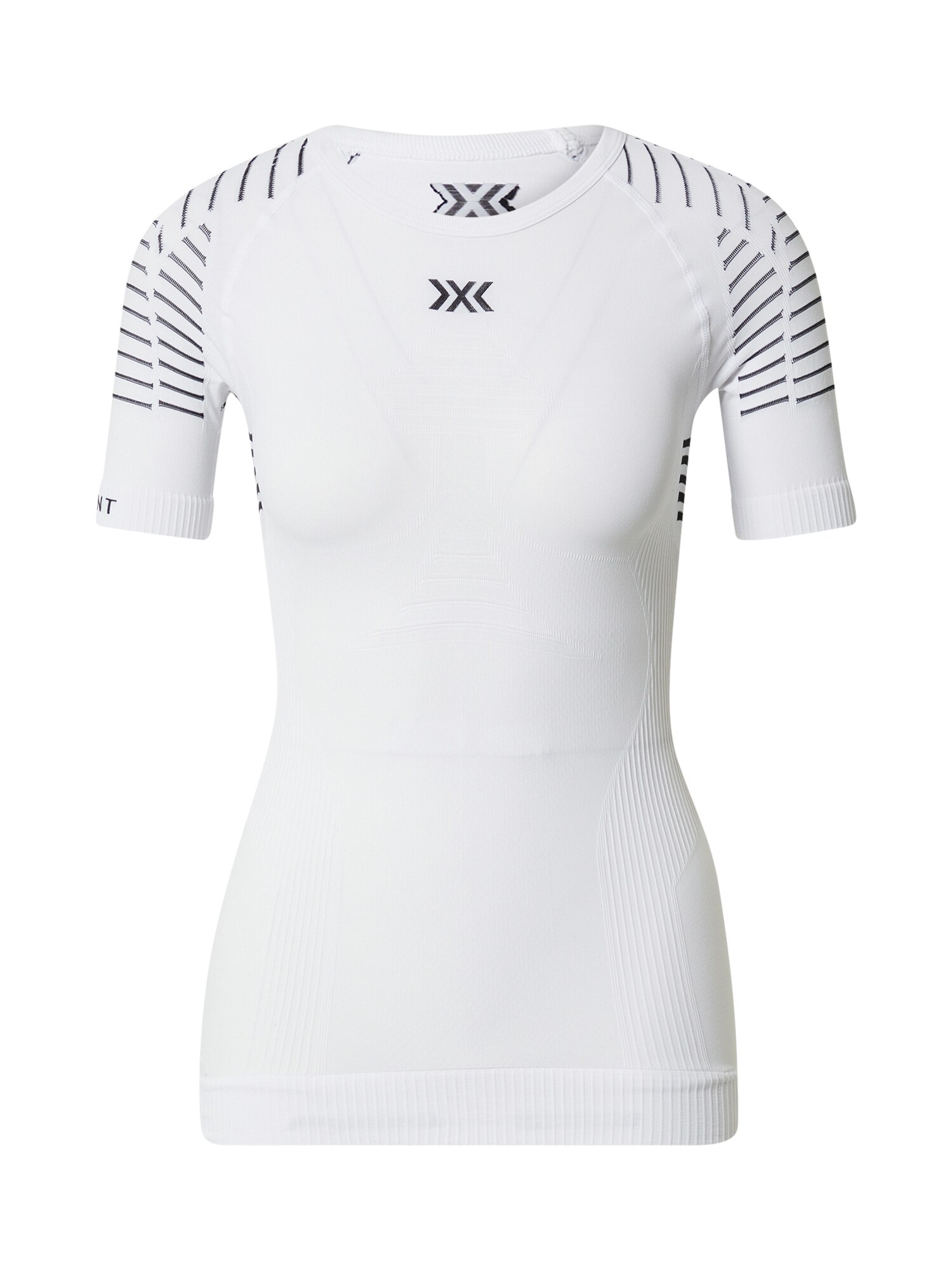 X-BIONIC Sportiniai marškinėliai 'INVENT 4.0' balkšva / juoda