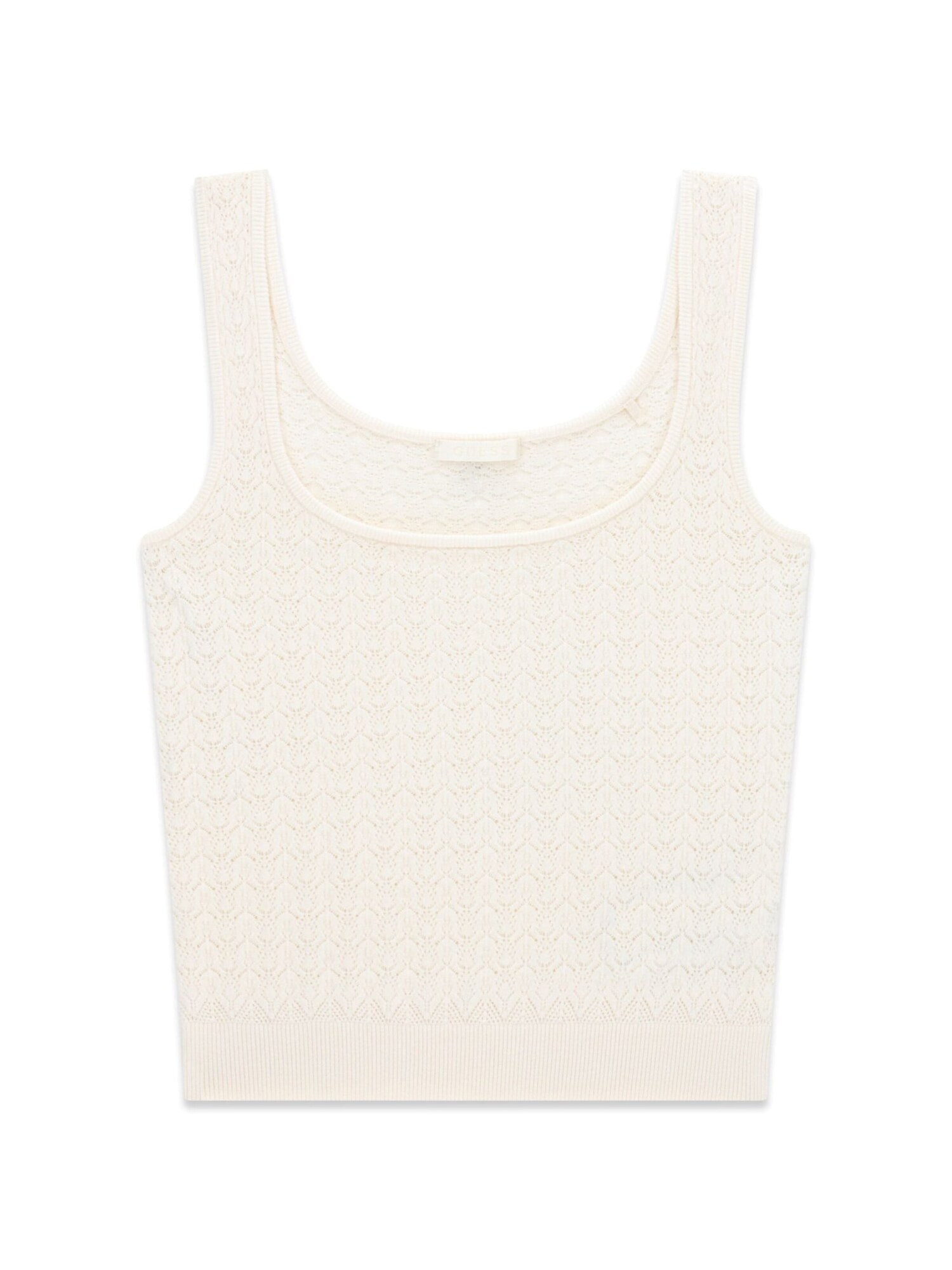GUESS Top de punto 'NINA' crema – imagen 1