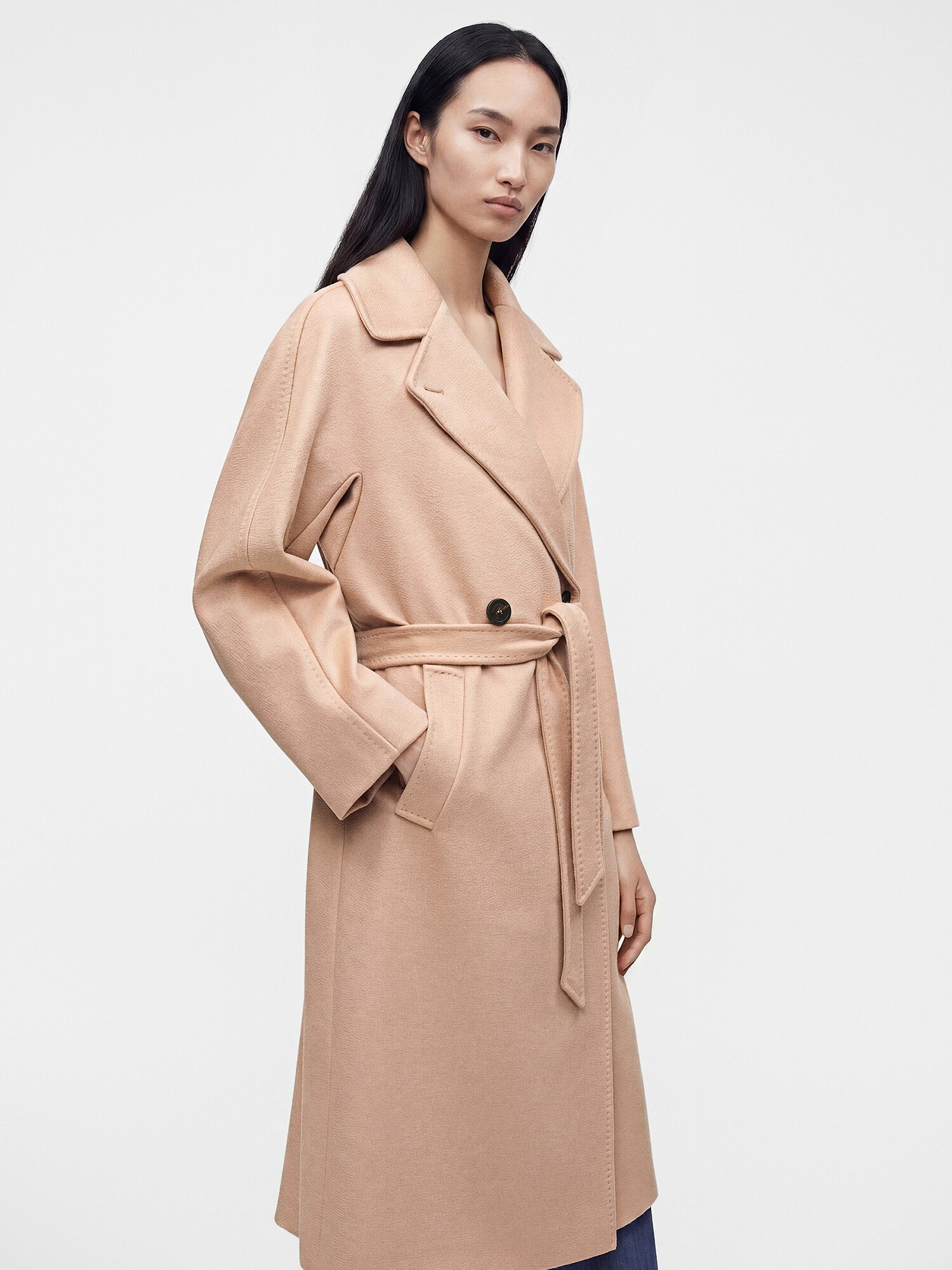 Weekend Max Mara Abrigo de entretiempo 'WKDRESINA'  crema – imagen 4