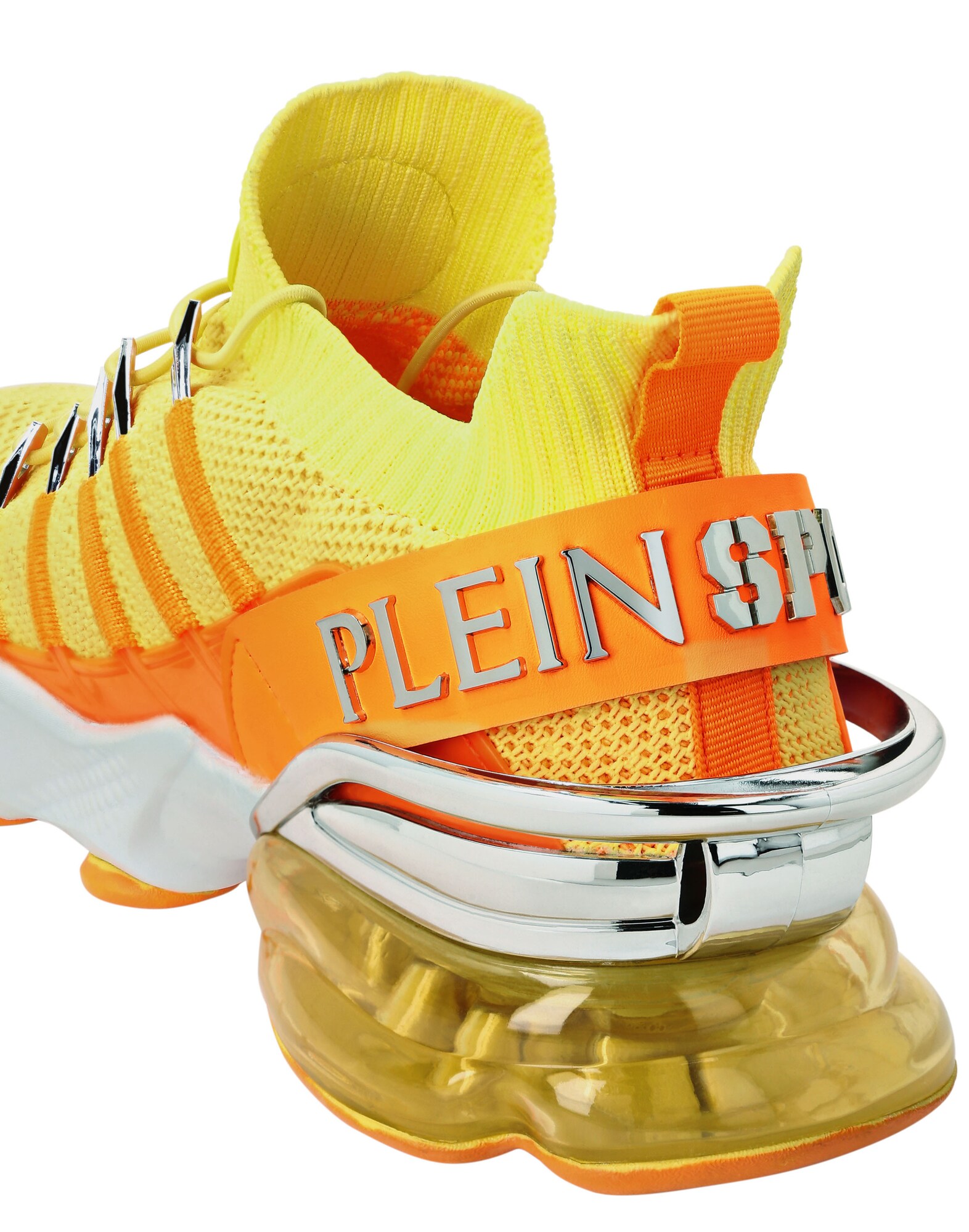 Plein Sport Zapatillas deportivas bajas 'Tiger Attack Gen. X.04' amarillo / gris / naranja – imagen 2