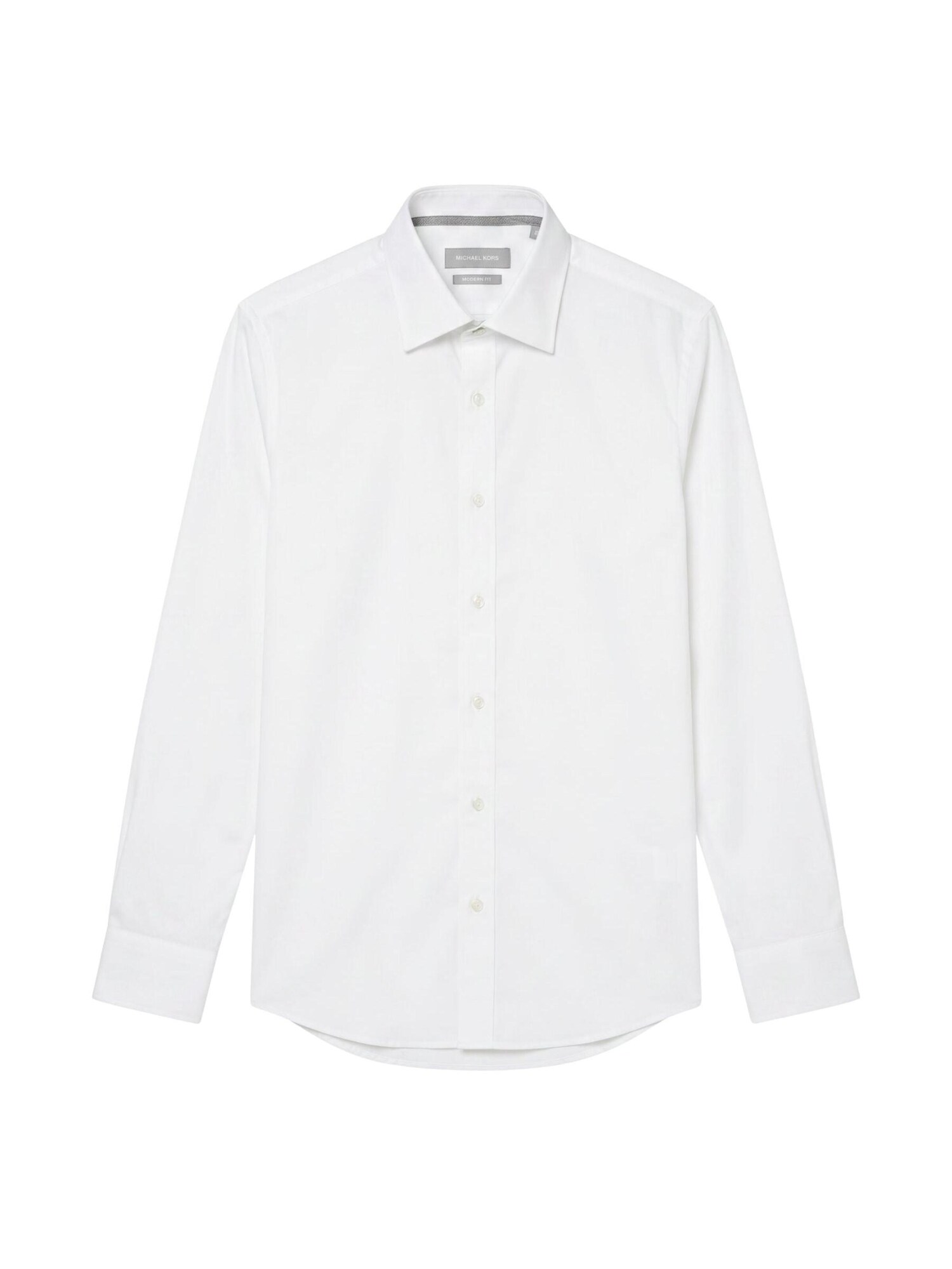Michael Kors Camisa 'DOBBY ENGINEERD MODERN FIT SHIRT CAMICIA'  blanco