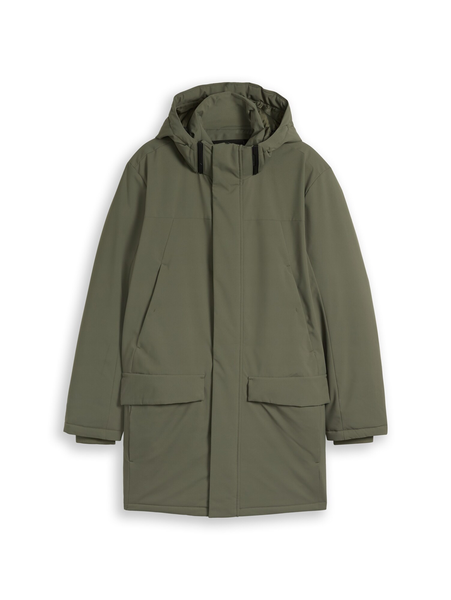 TOM TAILOR DENIM Parka de primăvară-toamnă verde jad