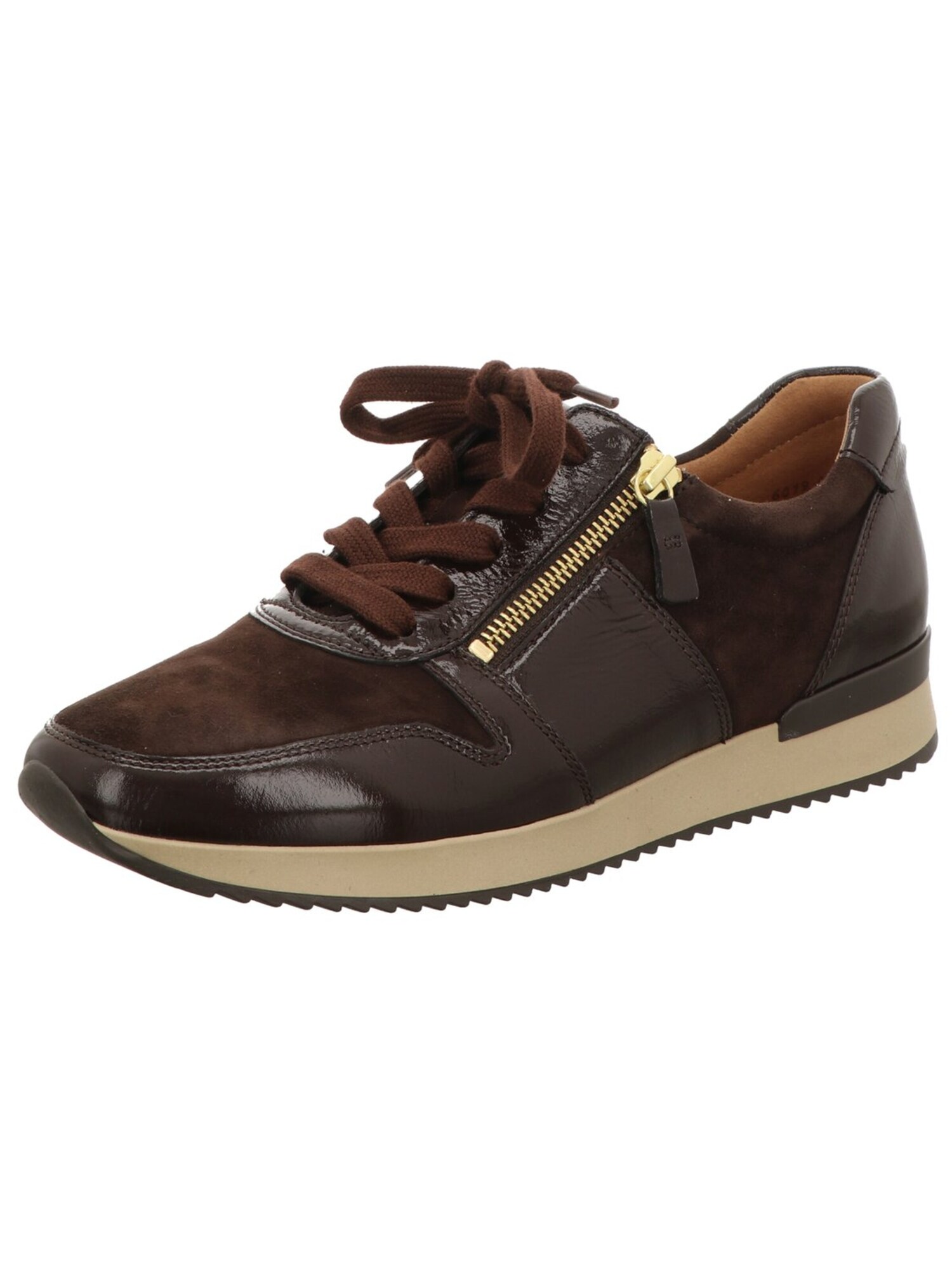 Gabor Sneaker Low Sneaker Low Damen 6019.01.005 Leder-Mix In Braun