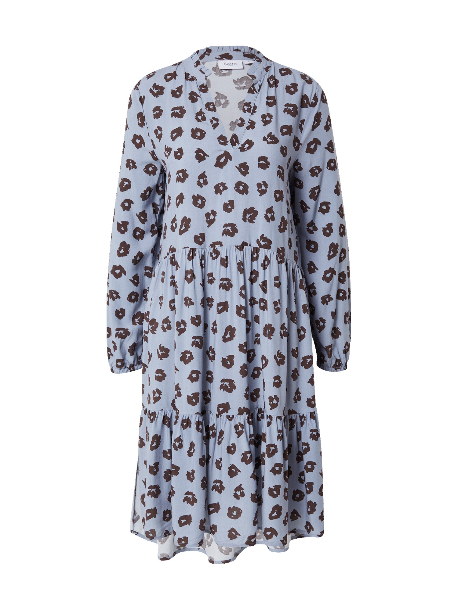 SAINT TROPEZ Rochie Eda  gri argintiu / negru