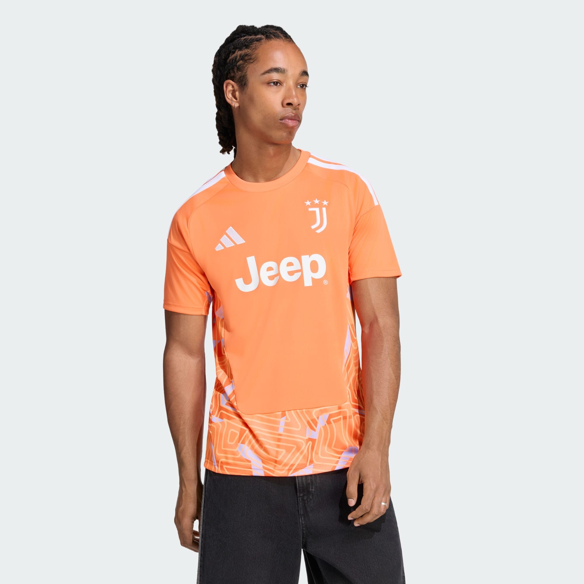 ADIDAS PERFORMANCE Camiseta de fútbol 'Juventus Turin 26/27' naranja / blanco – imagen 2