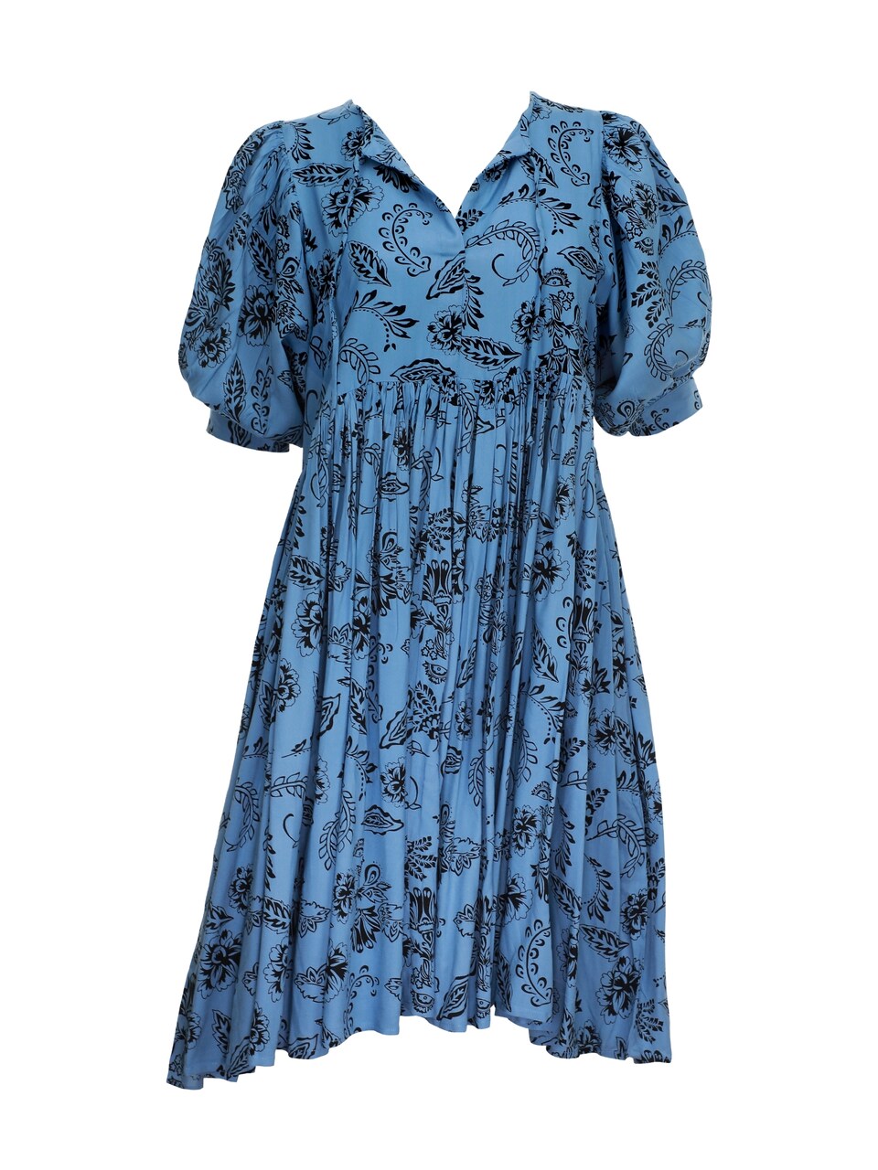 Klänning blå denim