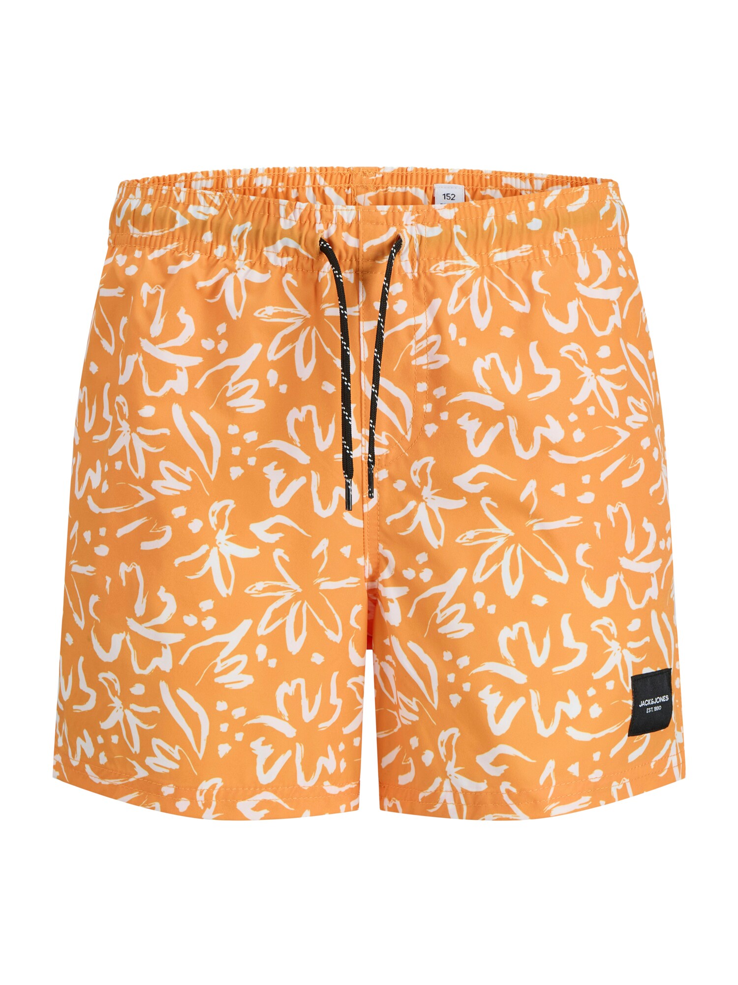 Jack & Jones Junior Șorturi de baie JPSTMAUI  portocaliu mandarină / alb