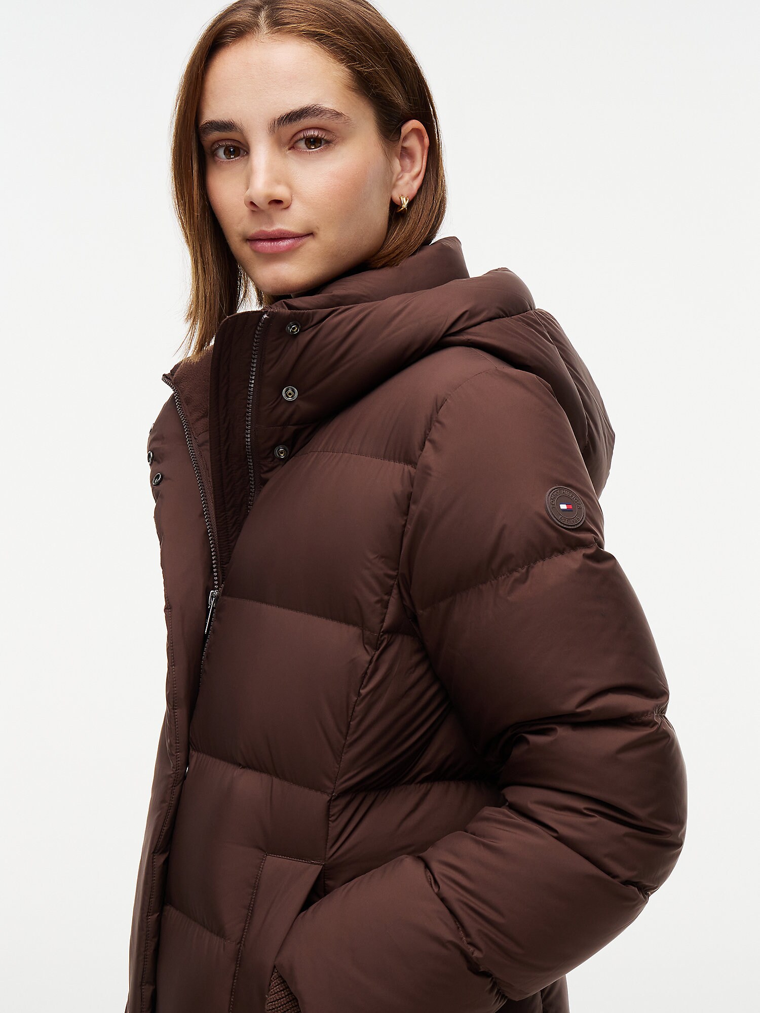TOMMY HILFIGER Abrigo de invierno marrón – imagen 3