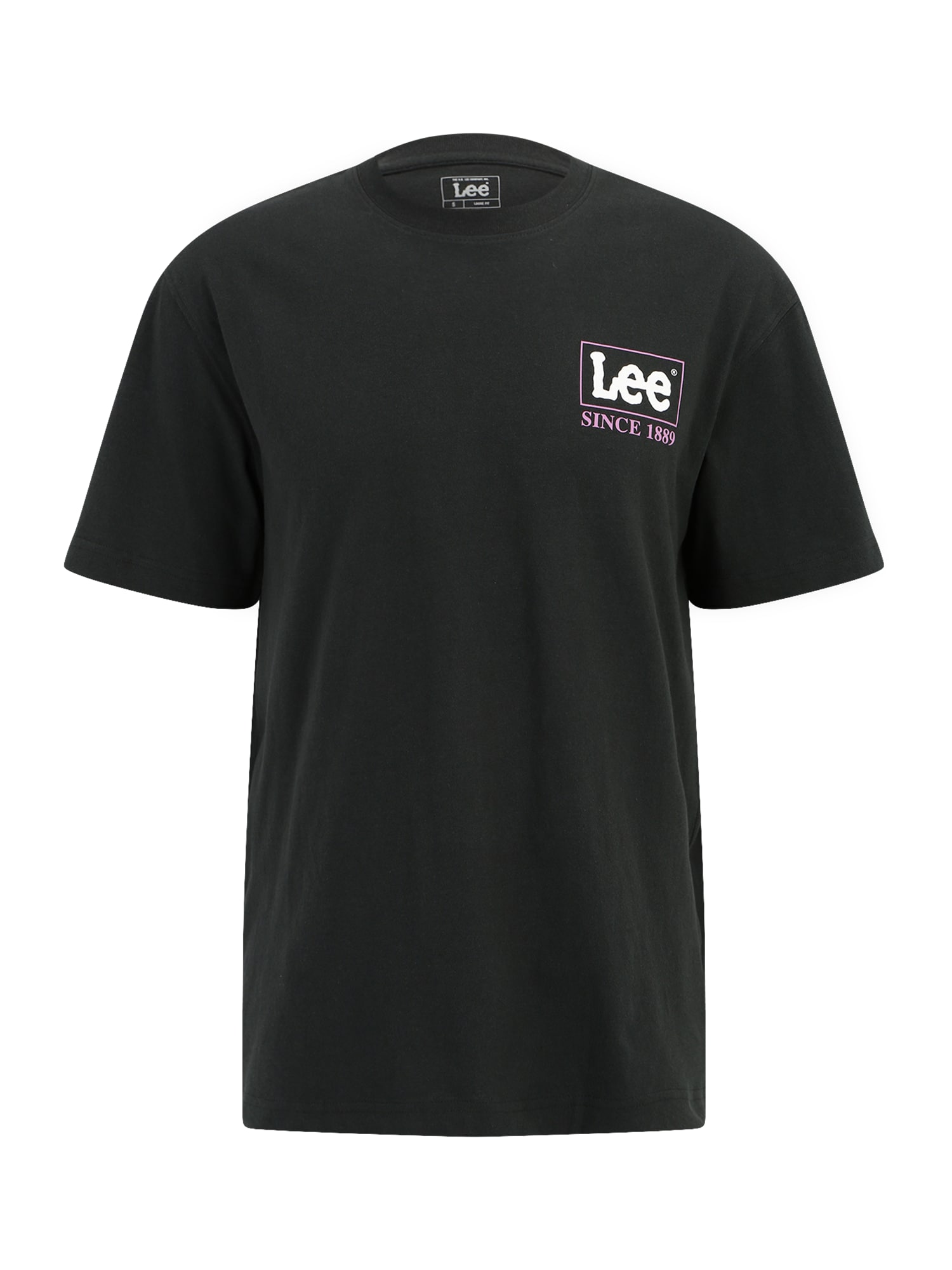 Мъже > Дрехи > Тениски > Тениски с къси ръкави Lee Тениска  лилав / черно / бяло
