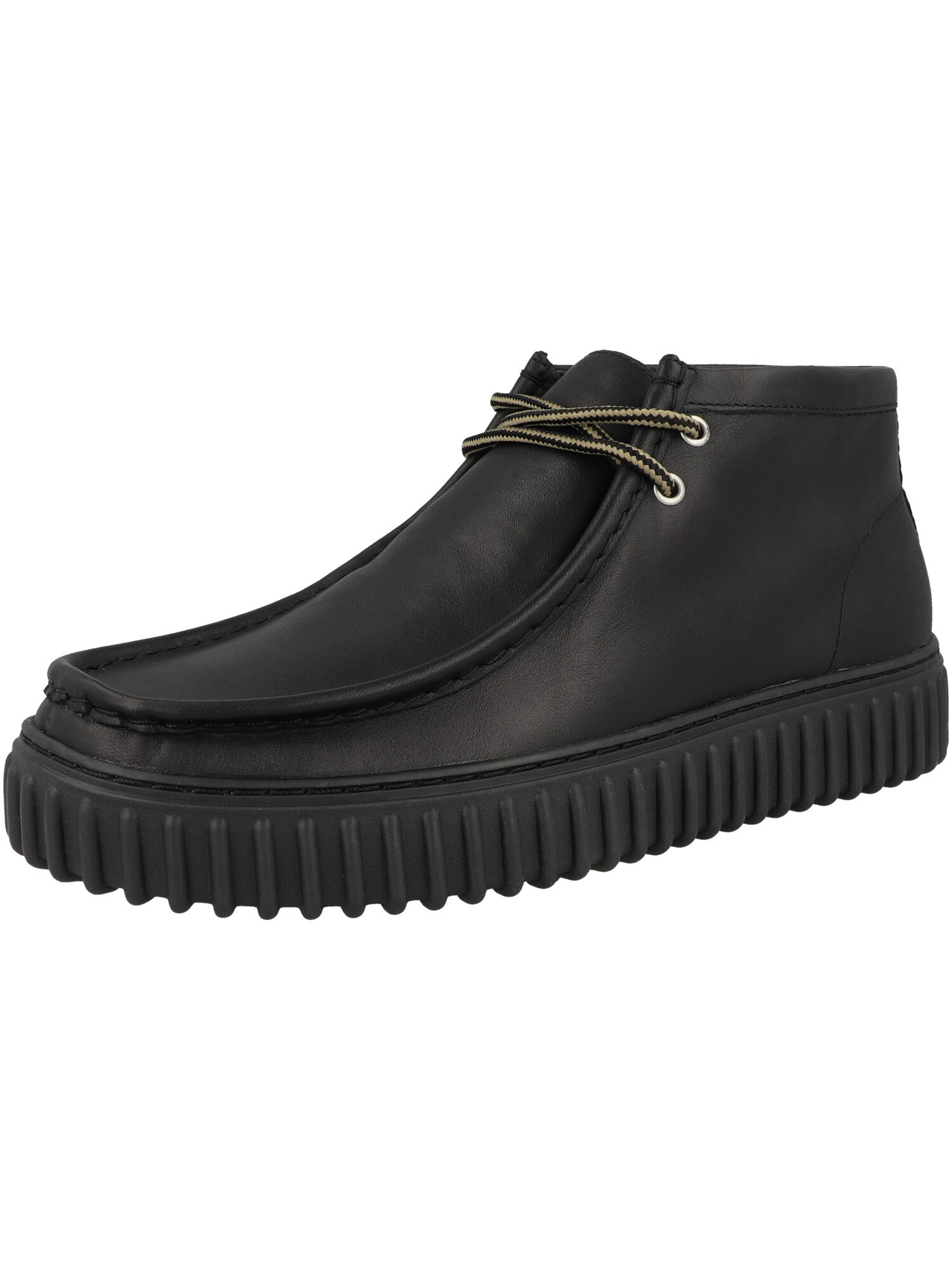 CLARKS Šnurovacie topánky 'Torhill Hi'  čierna