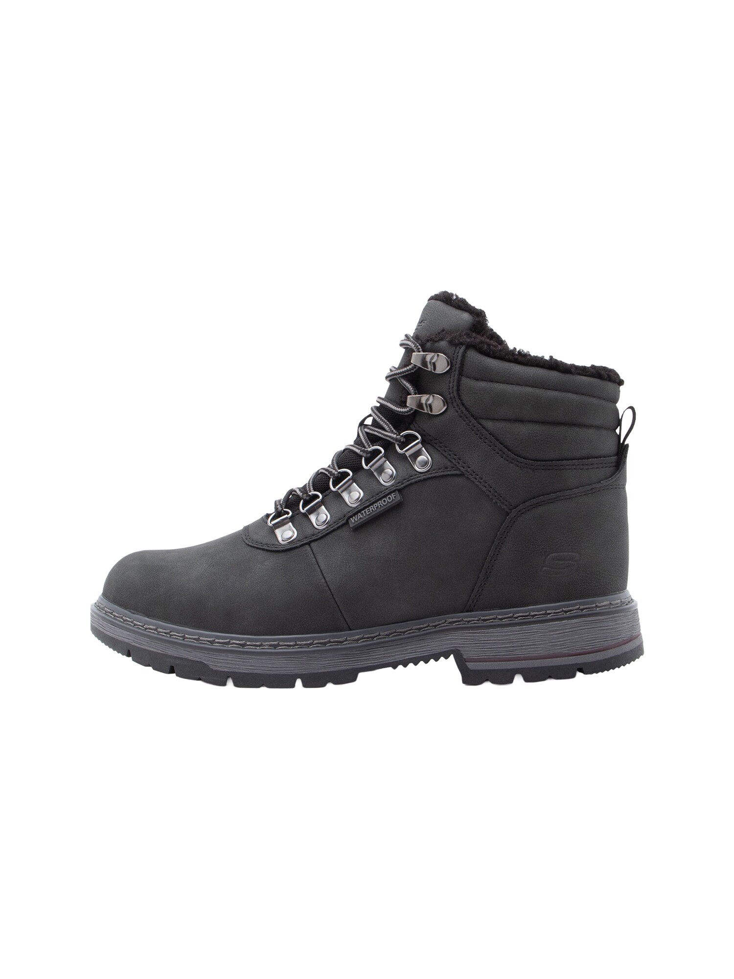 SKECHERS Bocanci cu șireturi Corado - Memphis negru