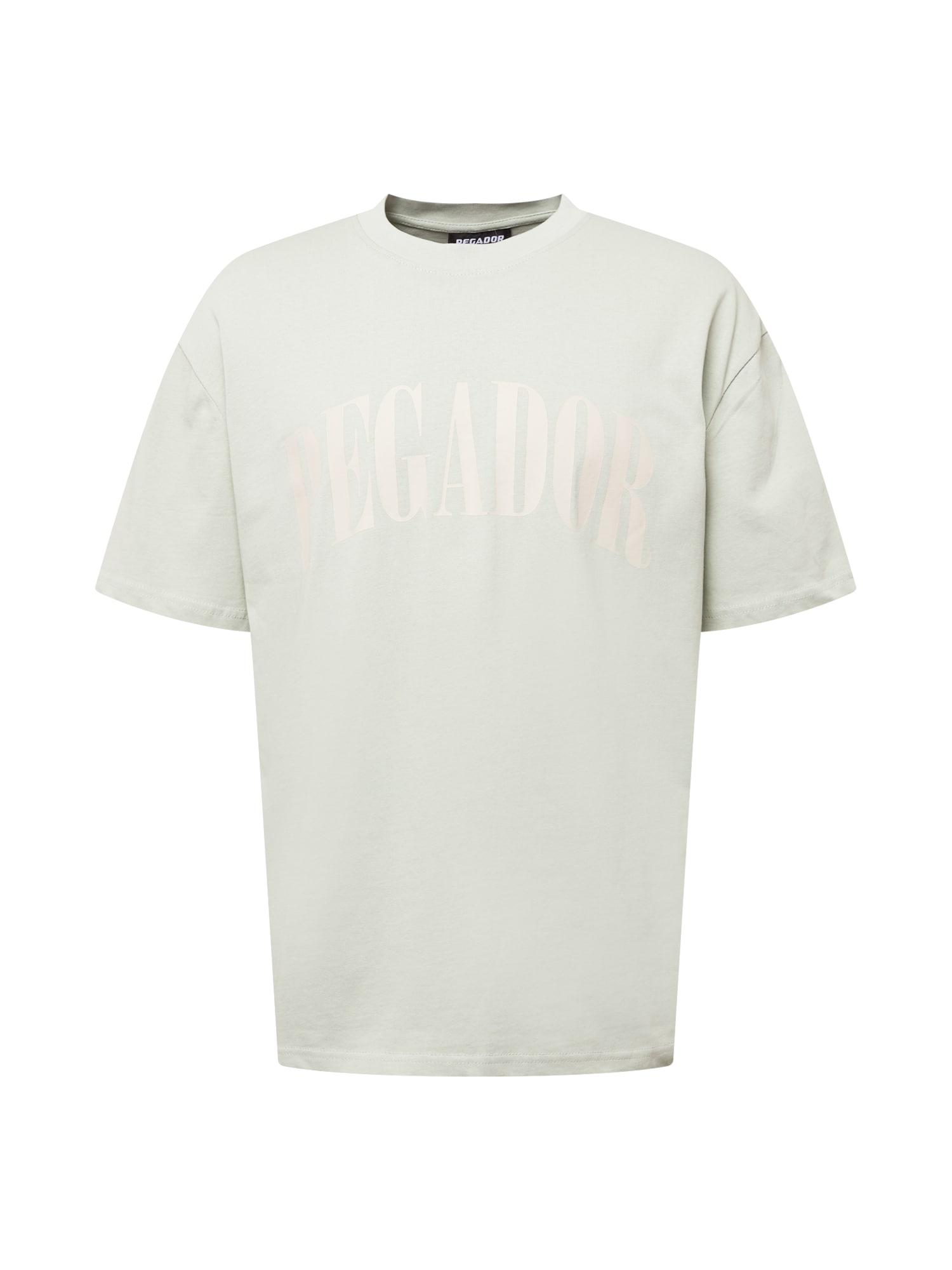 Pegador Marškinėliai 'CALI' pastelinė žalia / balta