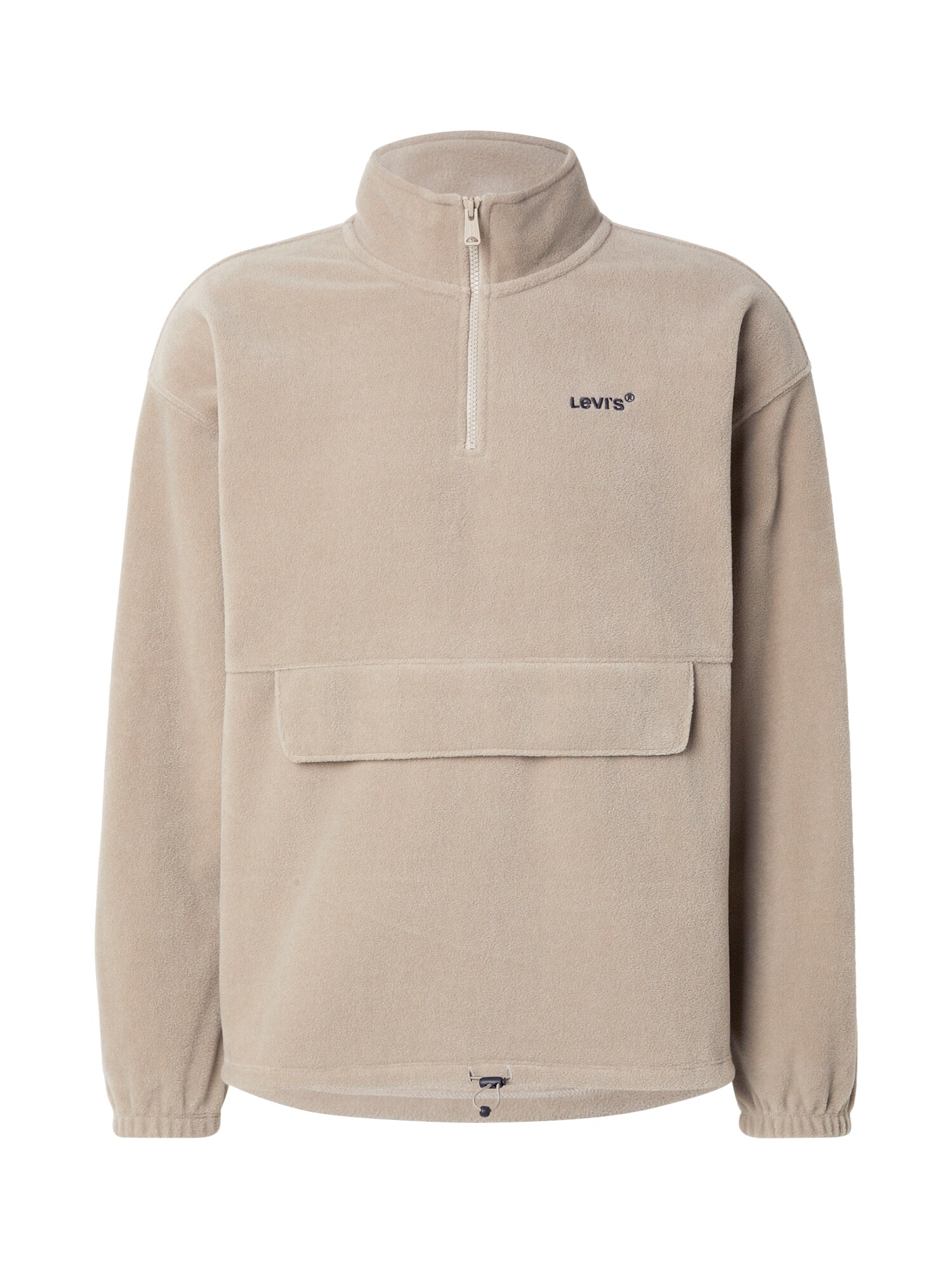 LEVIS ® Pulover Relaxed Graphic 1/4 Zip Sweatshirt  maro deschis