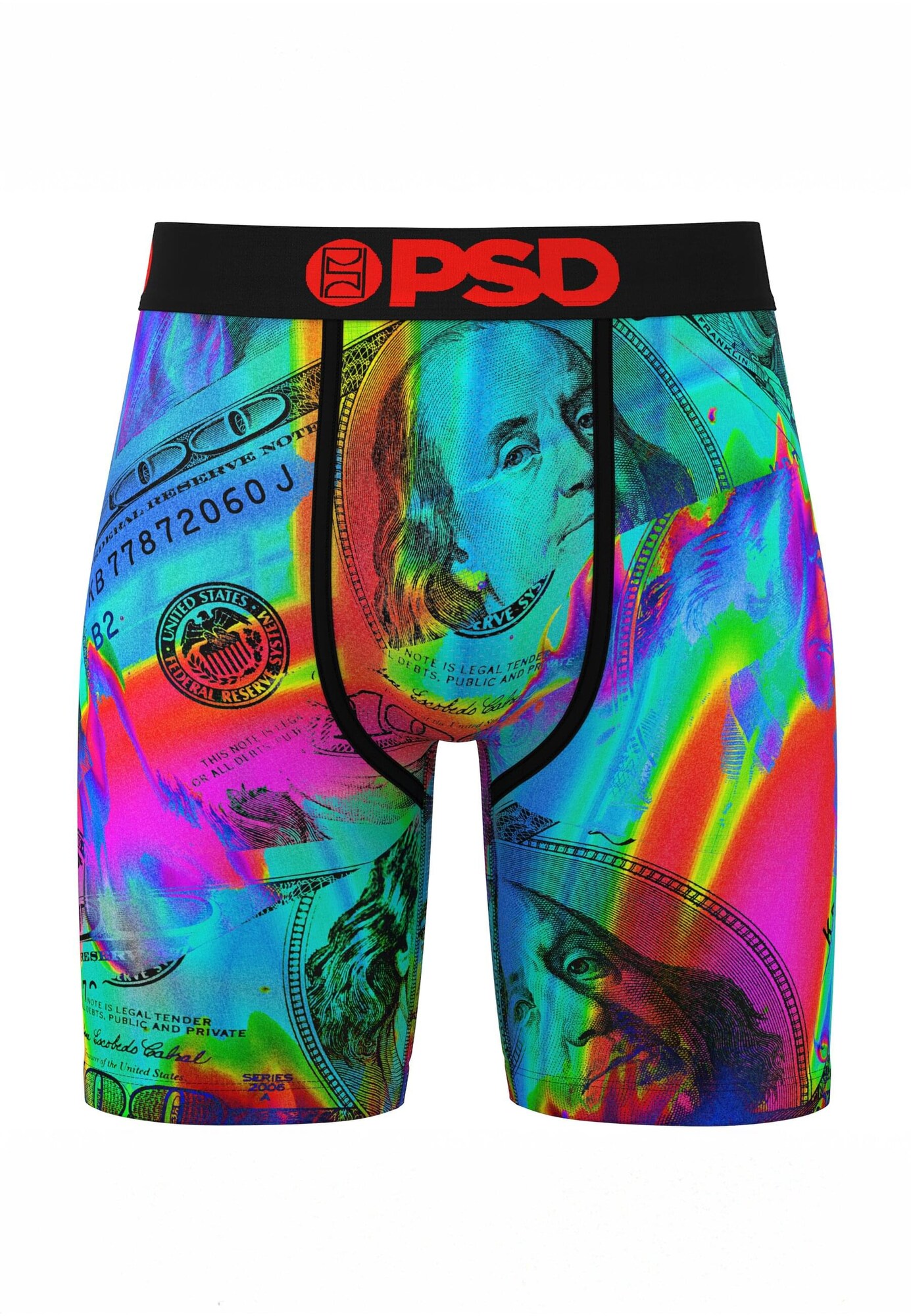 PSD Boxeralsók 'Thermal Signs'  sárga / jáde / narancs / piros akciós termékkép 1