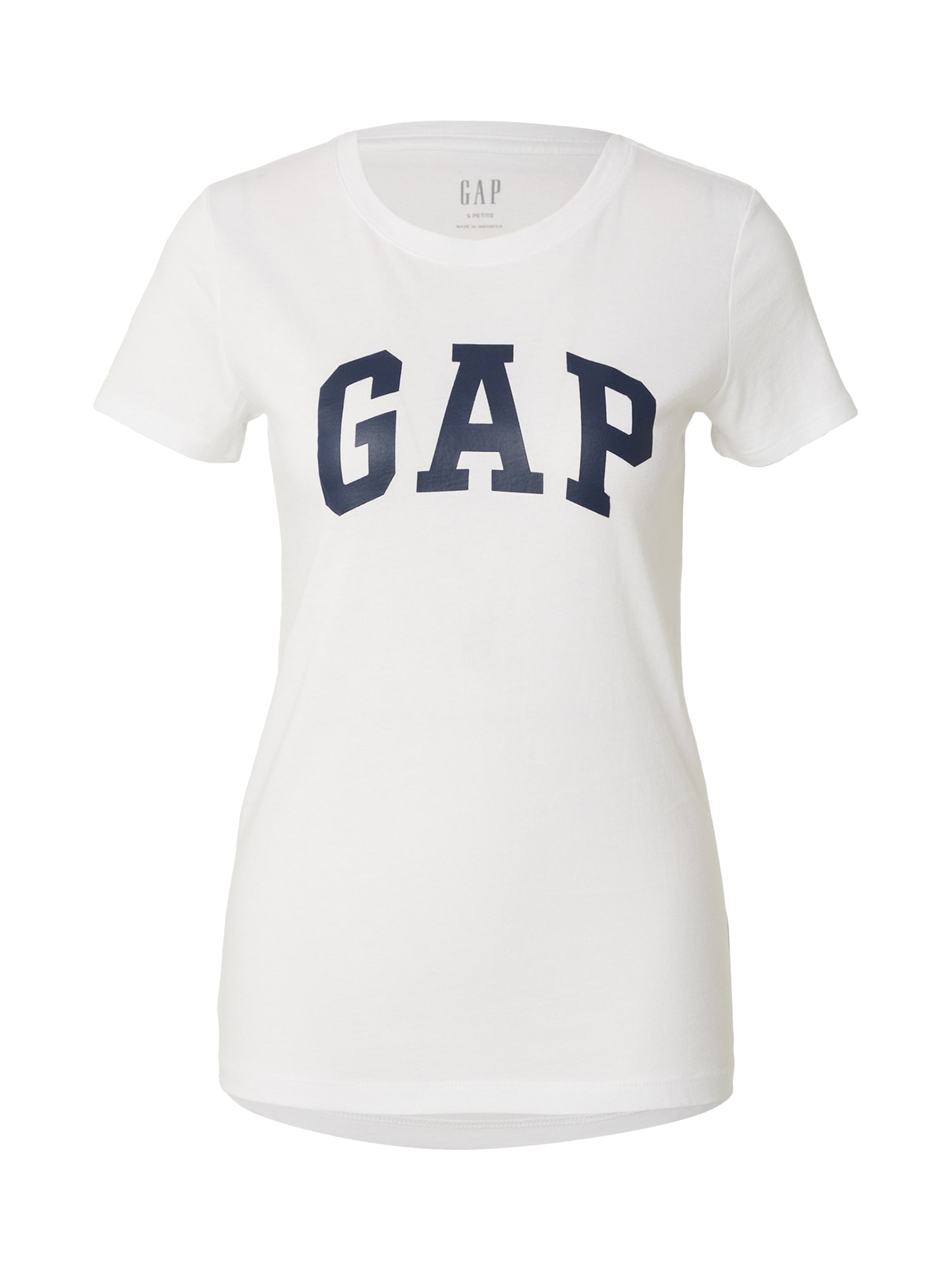 Gap Petite Tricou CLSC albastru închis / alb