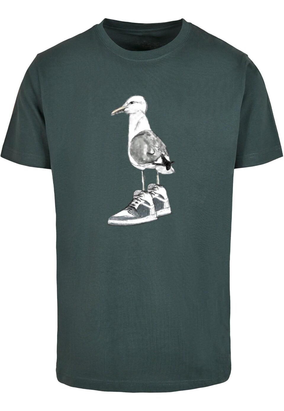 T-shirt mörkgrön / svart