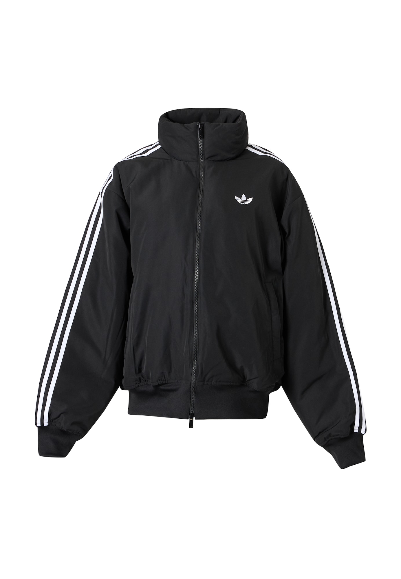 ADIDAS ORIGINALS Geacă de primăvară-toamnă Firebird negru / alb