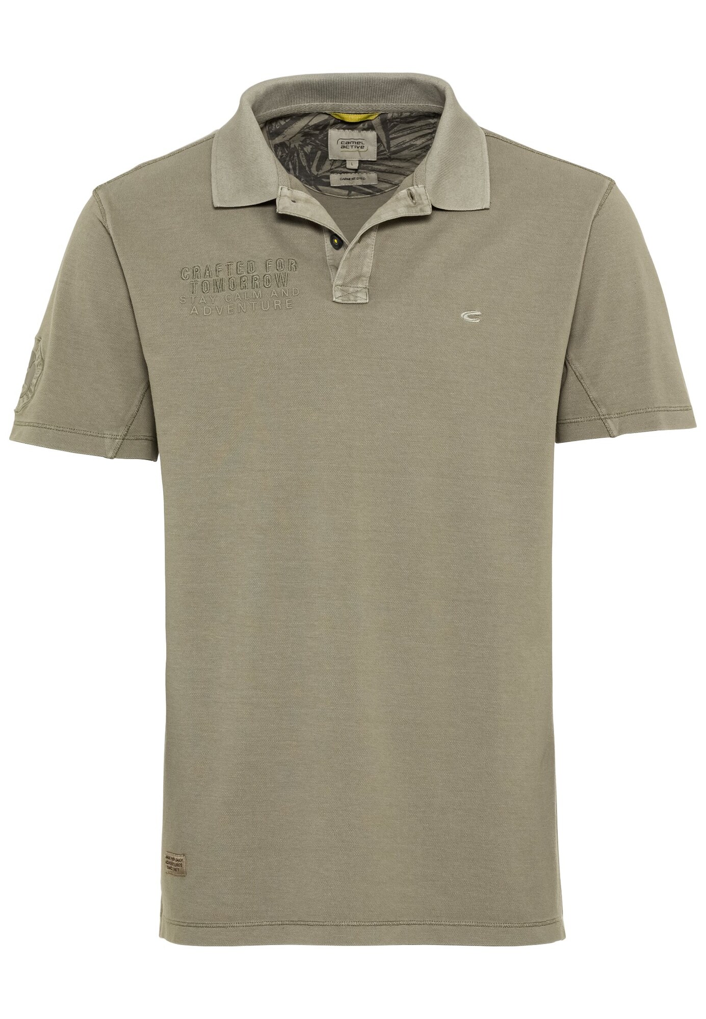 CAMEL ACTIVE Marškinėliai alyvuogių spalva