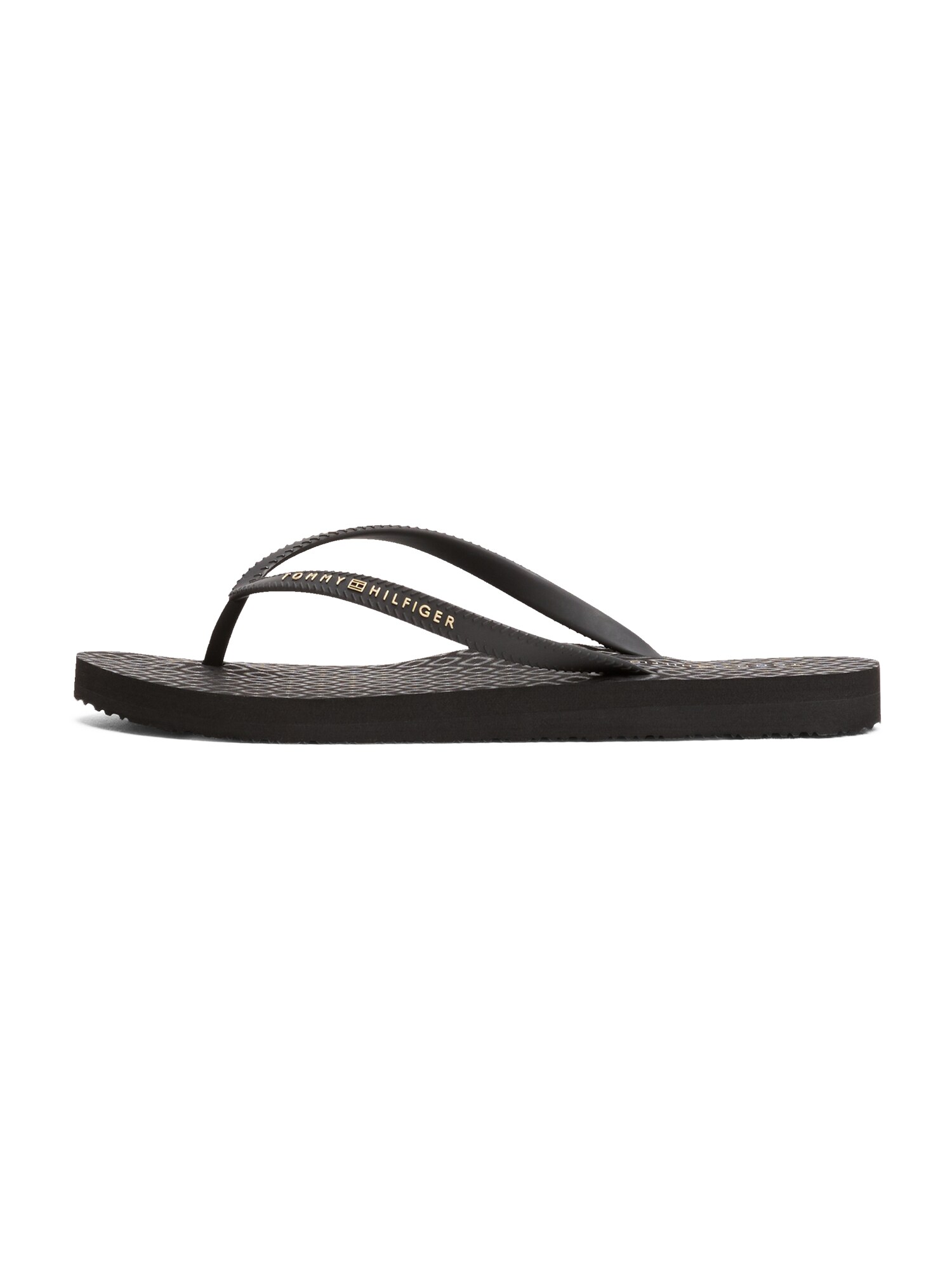 TOMMY HILFIGER Flip-flops  negru