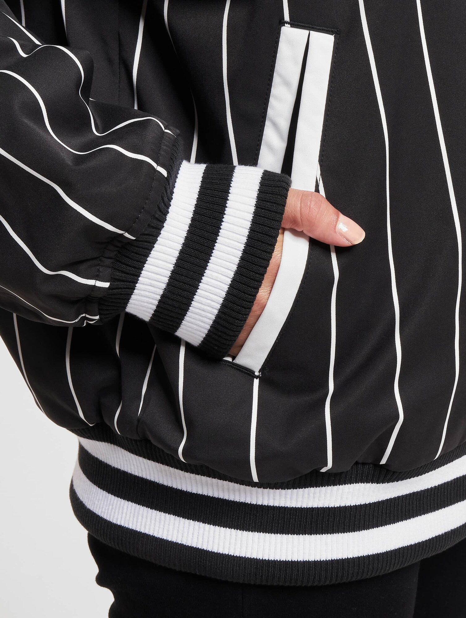 Thumbnail - Tommy Jeans Jacke Pinstripe Letterman