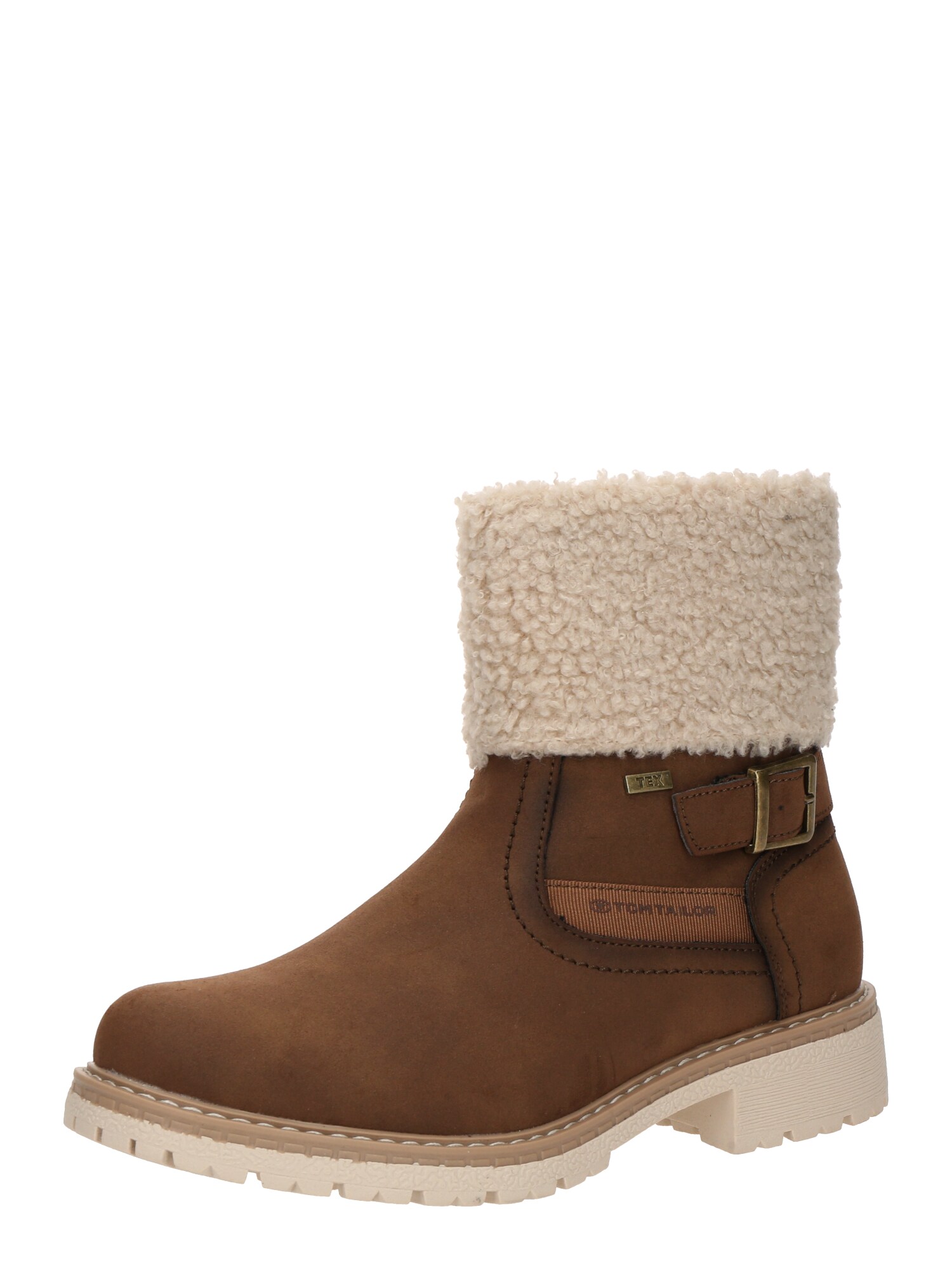 TOM TAILOR Botine  maro