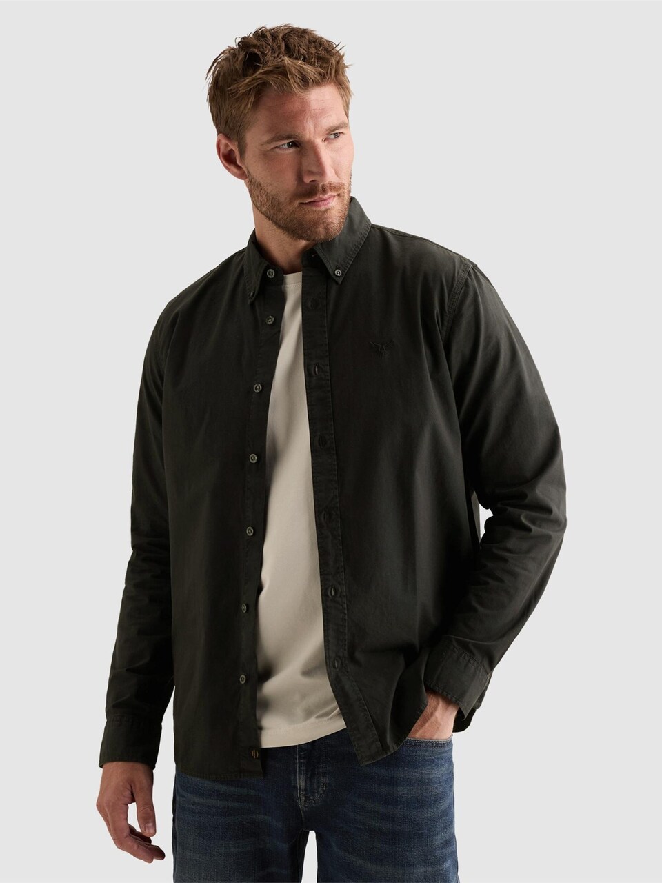 Skjorta 'American Classic shirt in poplin with stretch'