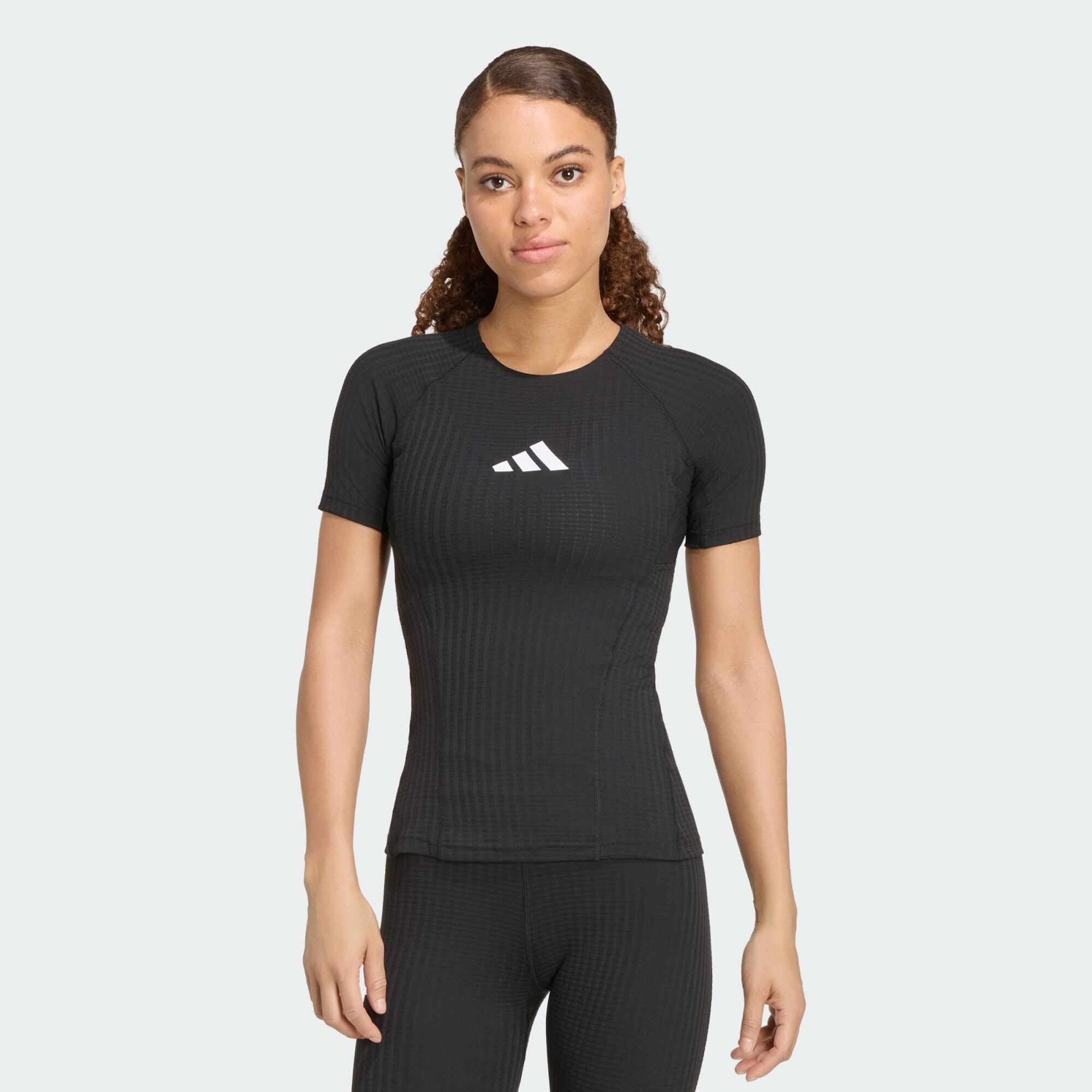 ADIDAS TERREX Camiseta térmica 'Xperior' negro / blanco – imagen 2