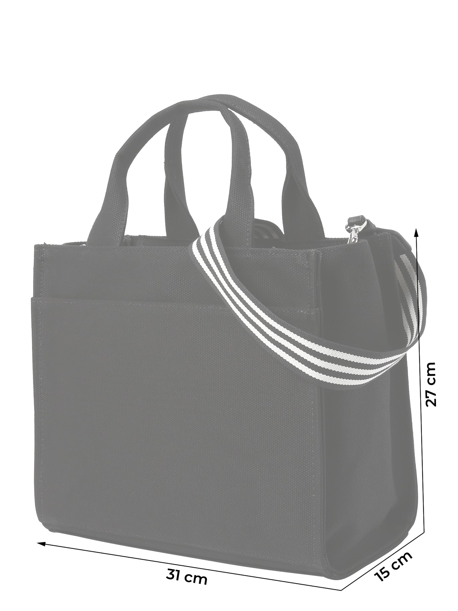 DKNY Bolso de mano 'Hadlee' negro / blanco – imagen 2