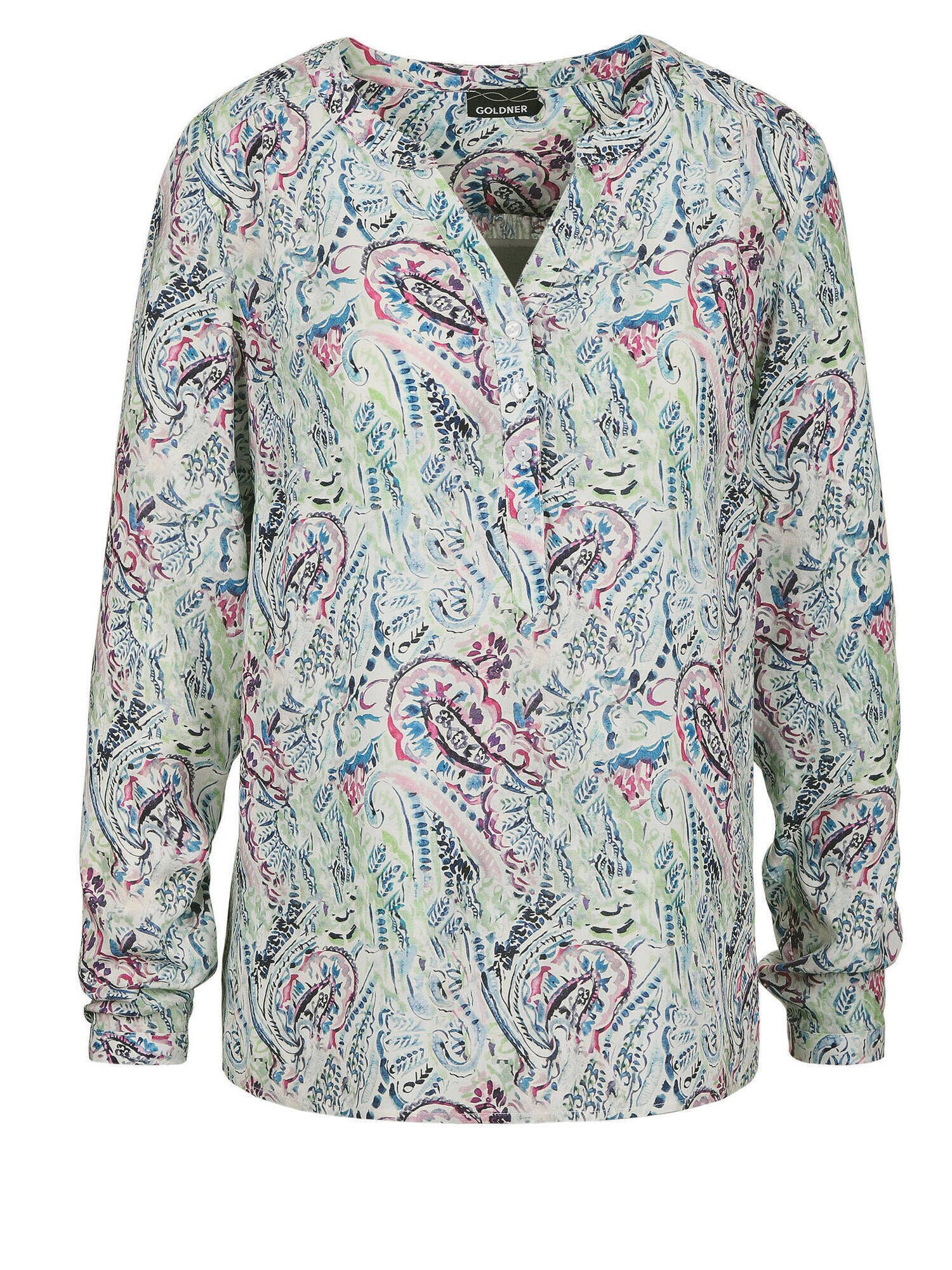 Goldner Blouse Gemengde Kleuren thumbnail